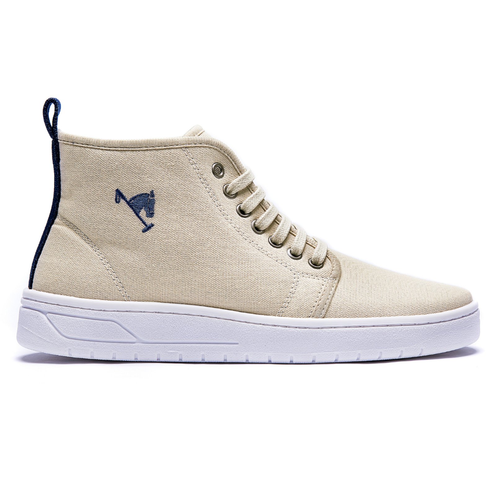 Tenis Masculino Botinha Cano Alto Casual Morderno Preto Areia
