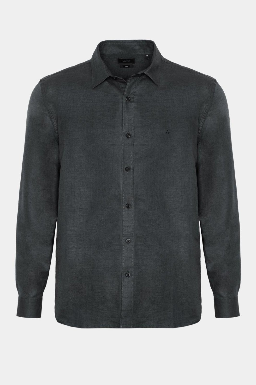 Camisa Aramis Aramis Manga Longa Regular Linho Preto