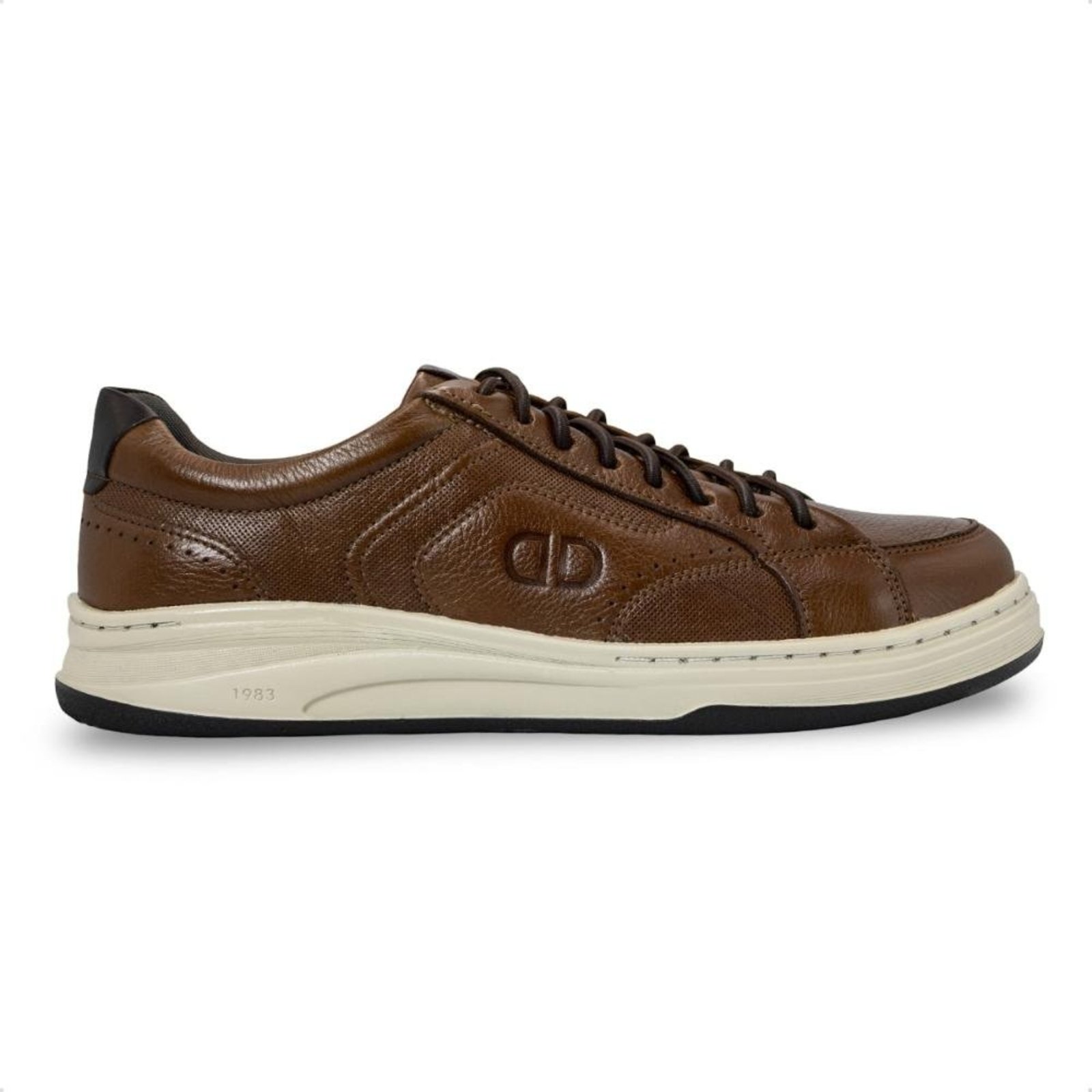 Sapatênis Democrata Masculino Denin Step 640301 Marrom