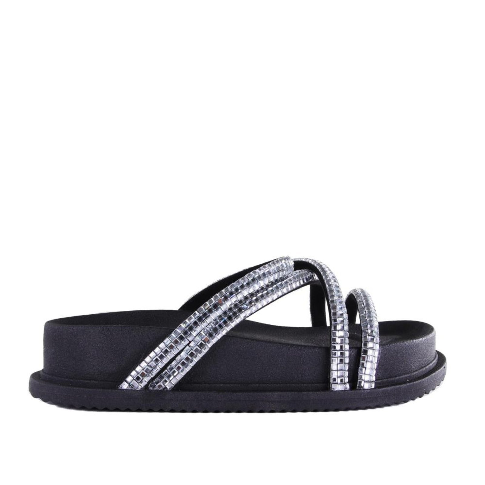 Papete Feminino Zariff 354 Preto/Cristal Incolor