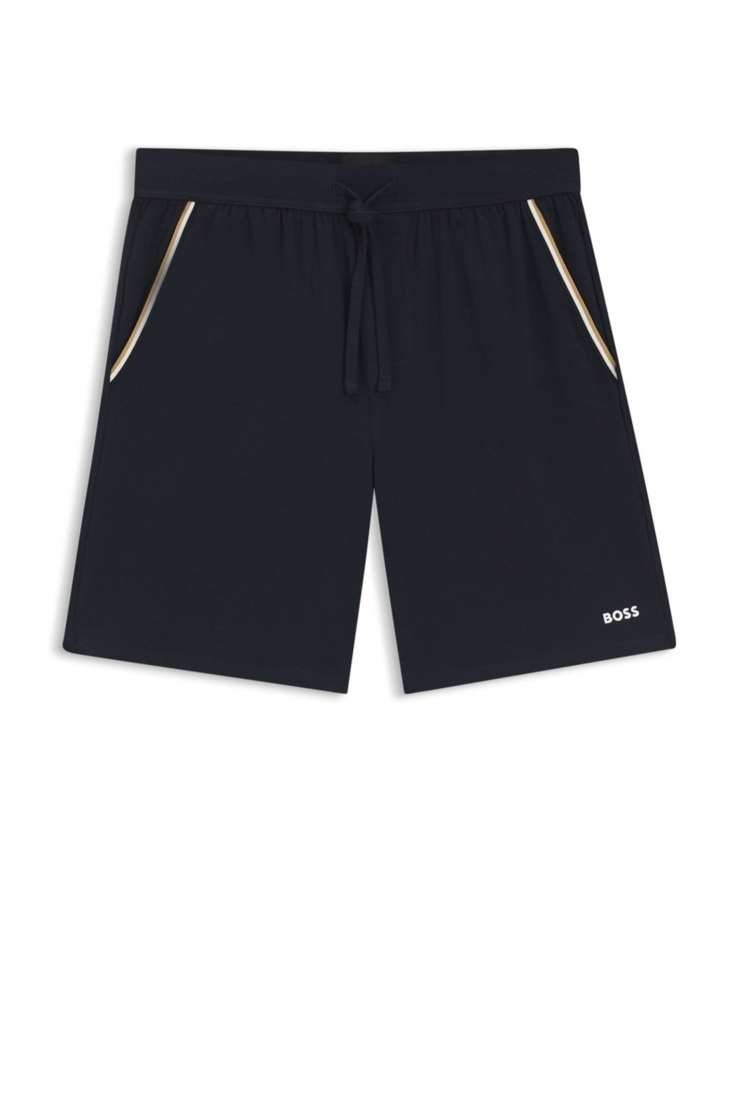 Shorts De Pijama Em Algodão Elástico