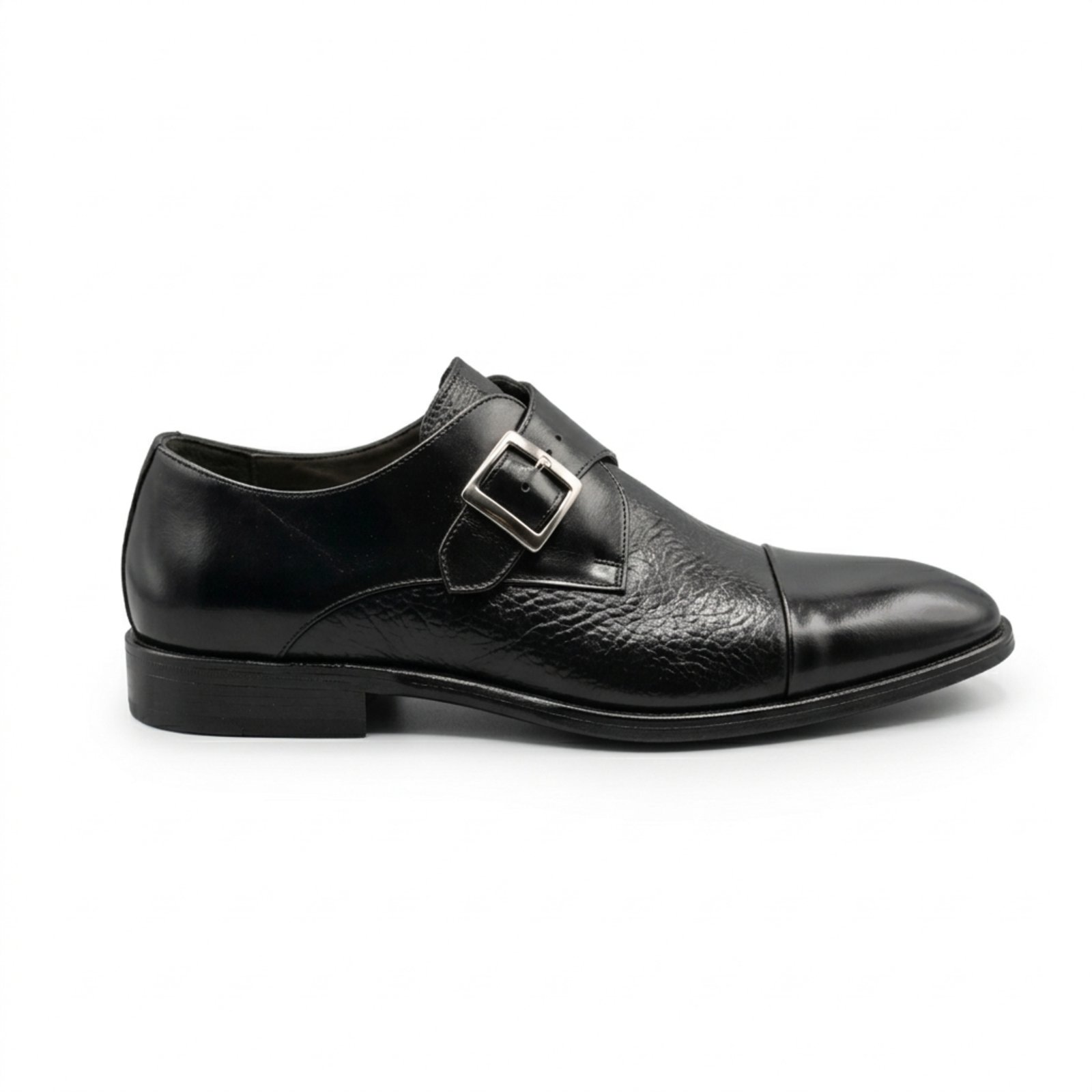 Sapato Social Monkstrap Magnus Paulo Vieira Homem Preto