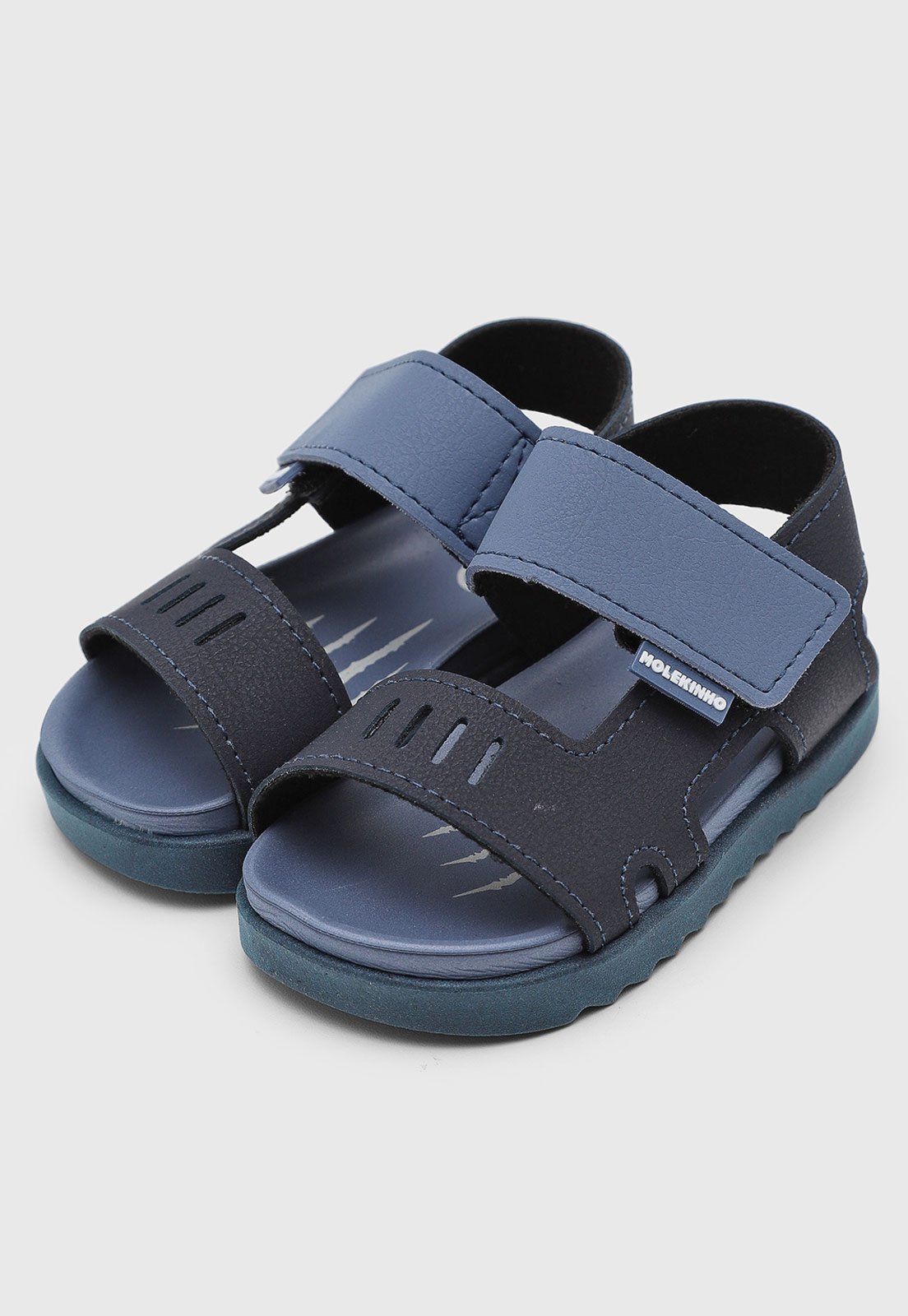 Infantil - Sandália Molekinho Ponta Redonda Azul