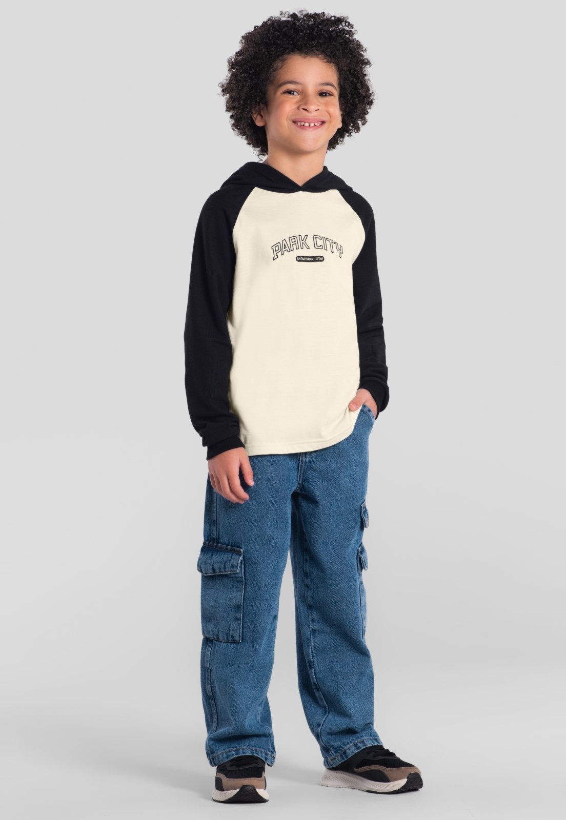 Infantil - Camiseta menino em moletinho Brandili