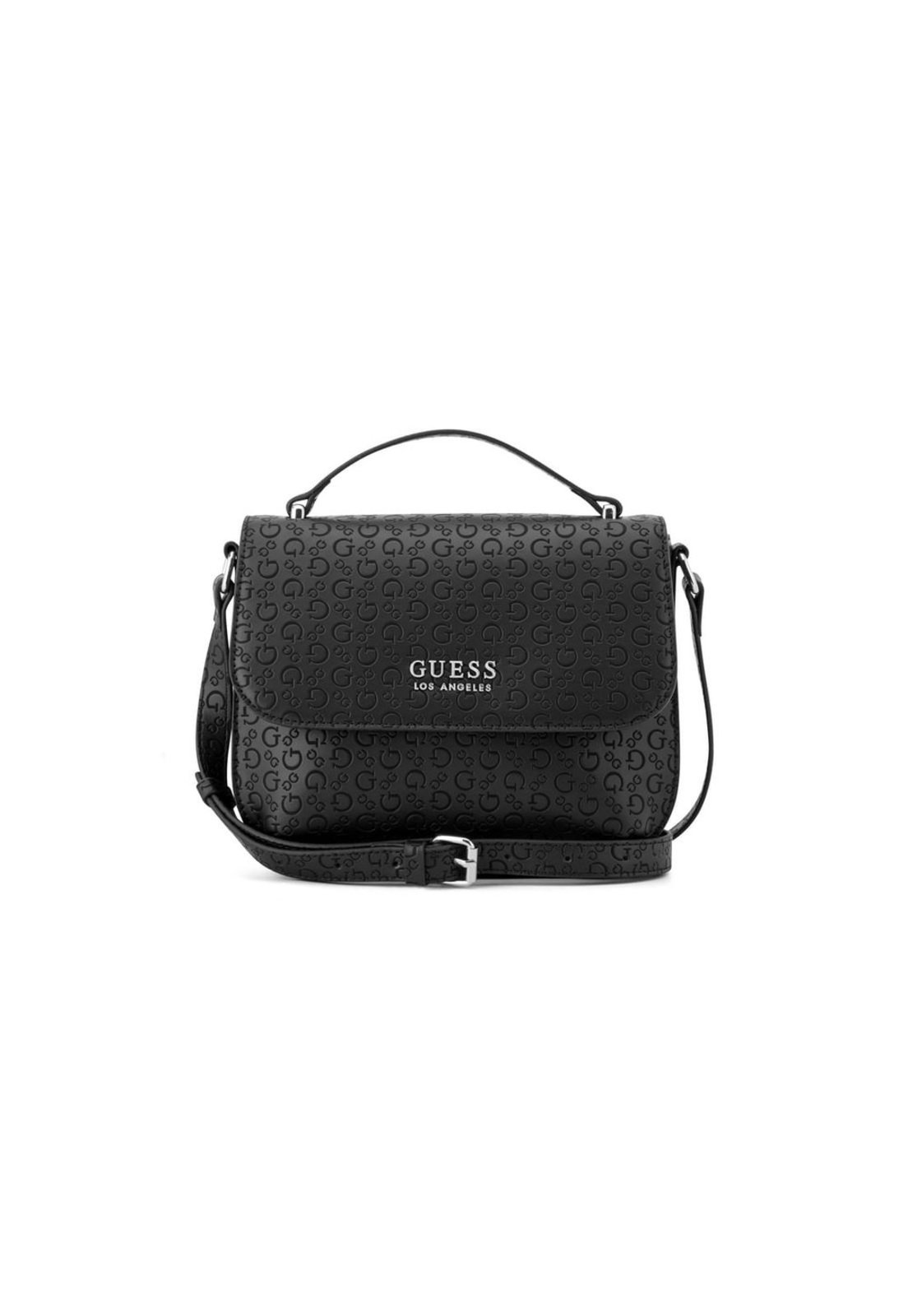 Bolsa Guess Spring Hill Transversal Flap Preto