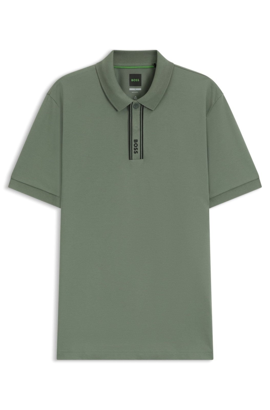 Polo Paddy Com Carcela Às Riscas E Logo