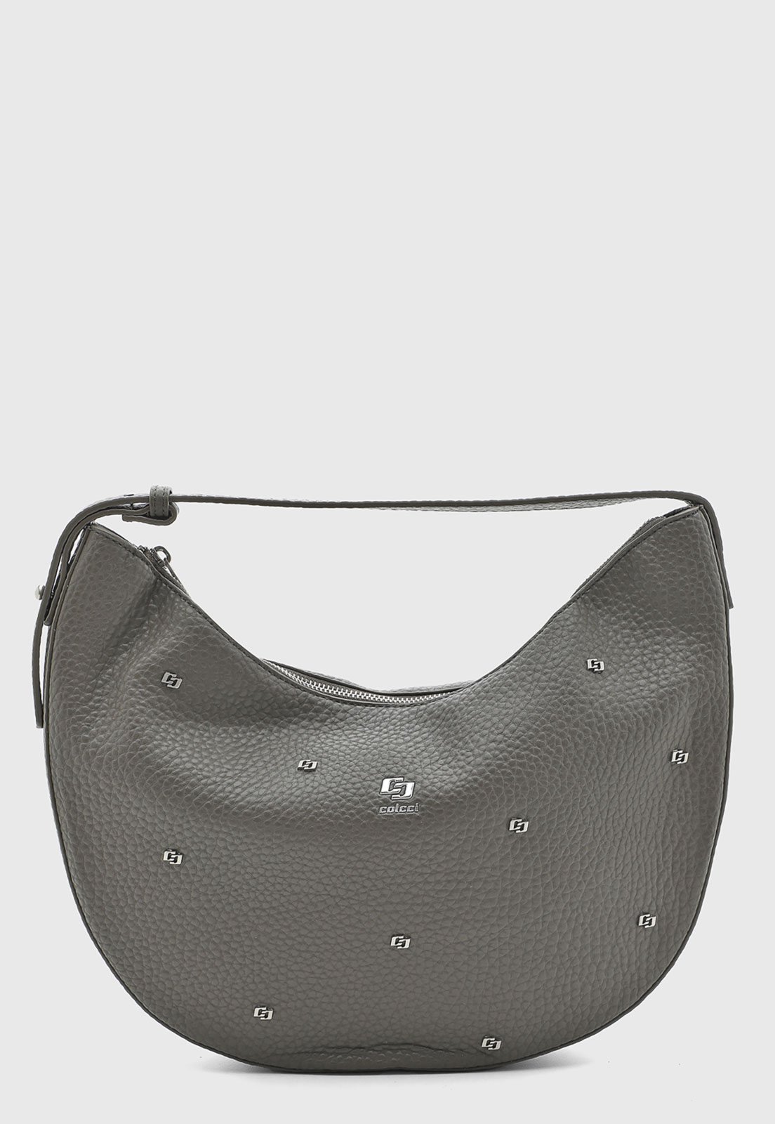 Bolsa Feminina Colcci Média Texturizada Cinza