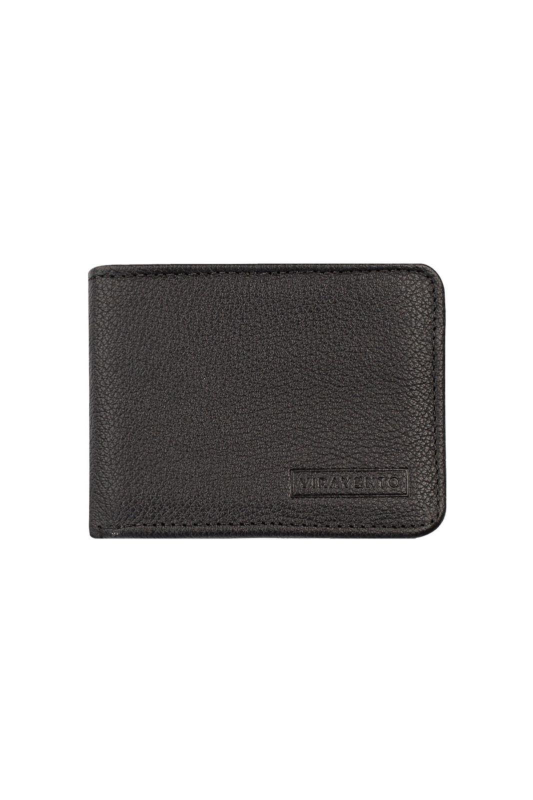 Carteira masculina pequena de couro floater Jack 8x10cm