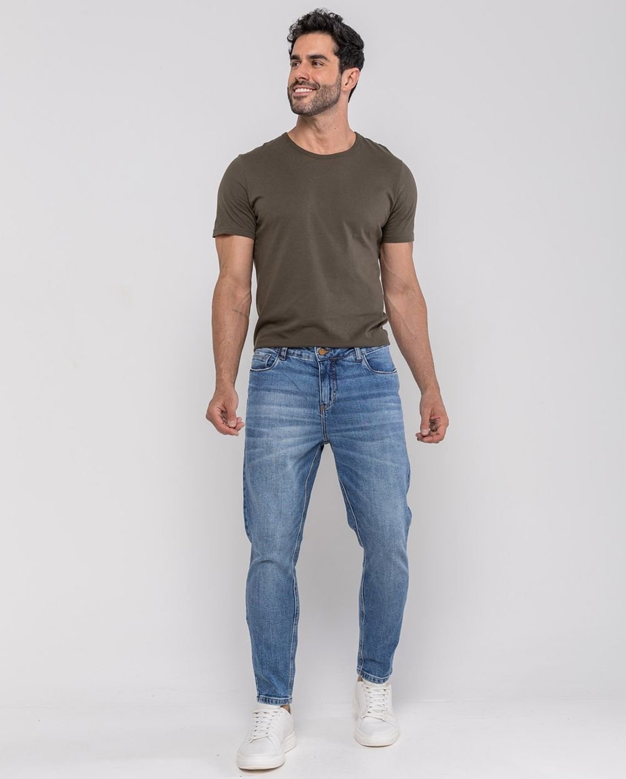 Calça Jeans Slim Fit Masculina Premium 24631 Sky Consciência