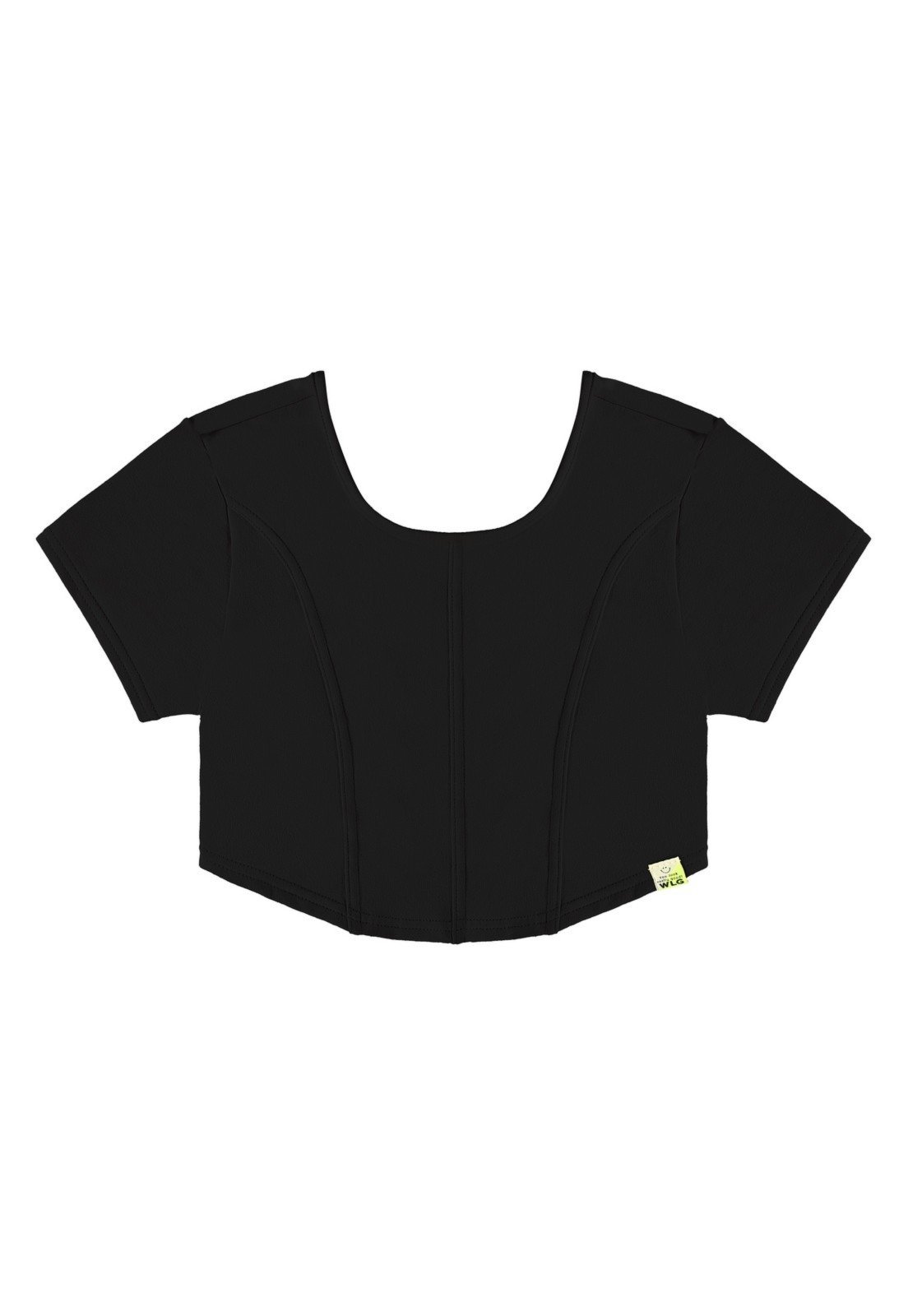 Infantil – Blusa Corselet Gloss Preto