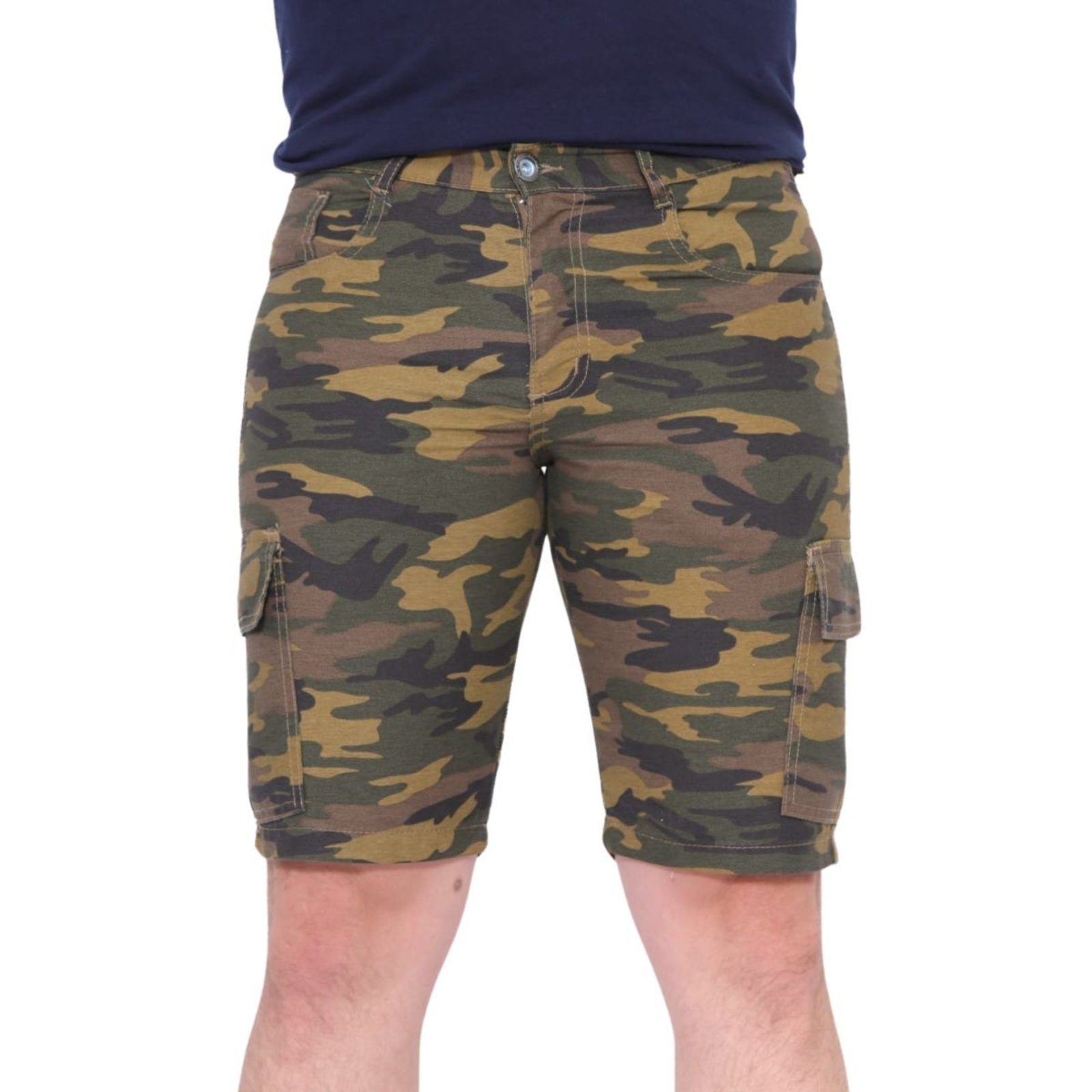 Bermuda Cargo Tática Militar Masculina Alleppo Jeans