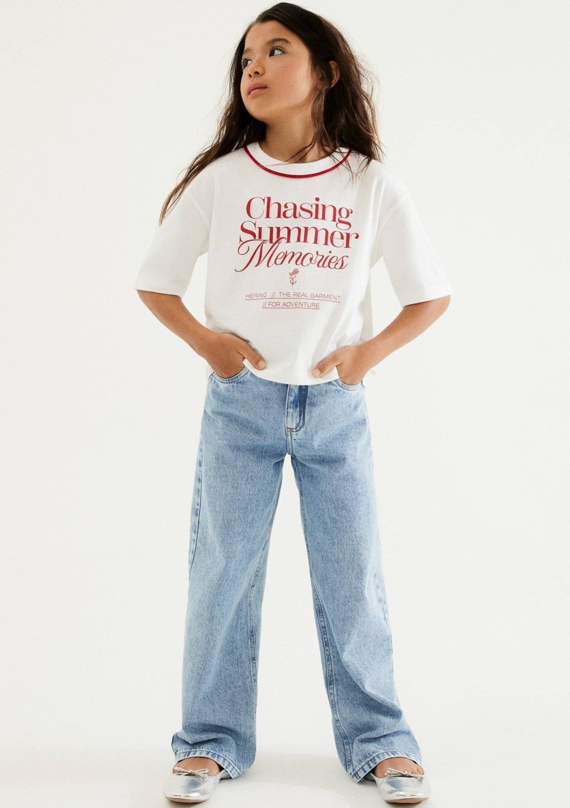 Infantil - Calça Jeans Menina Skater Fit Hering