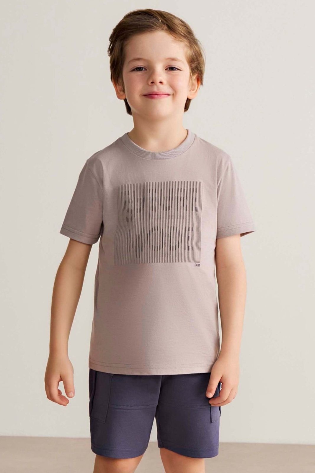 Infantil - Conjunto Menino Cargo Street Colorittá Cinza