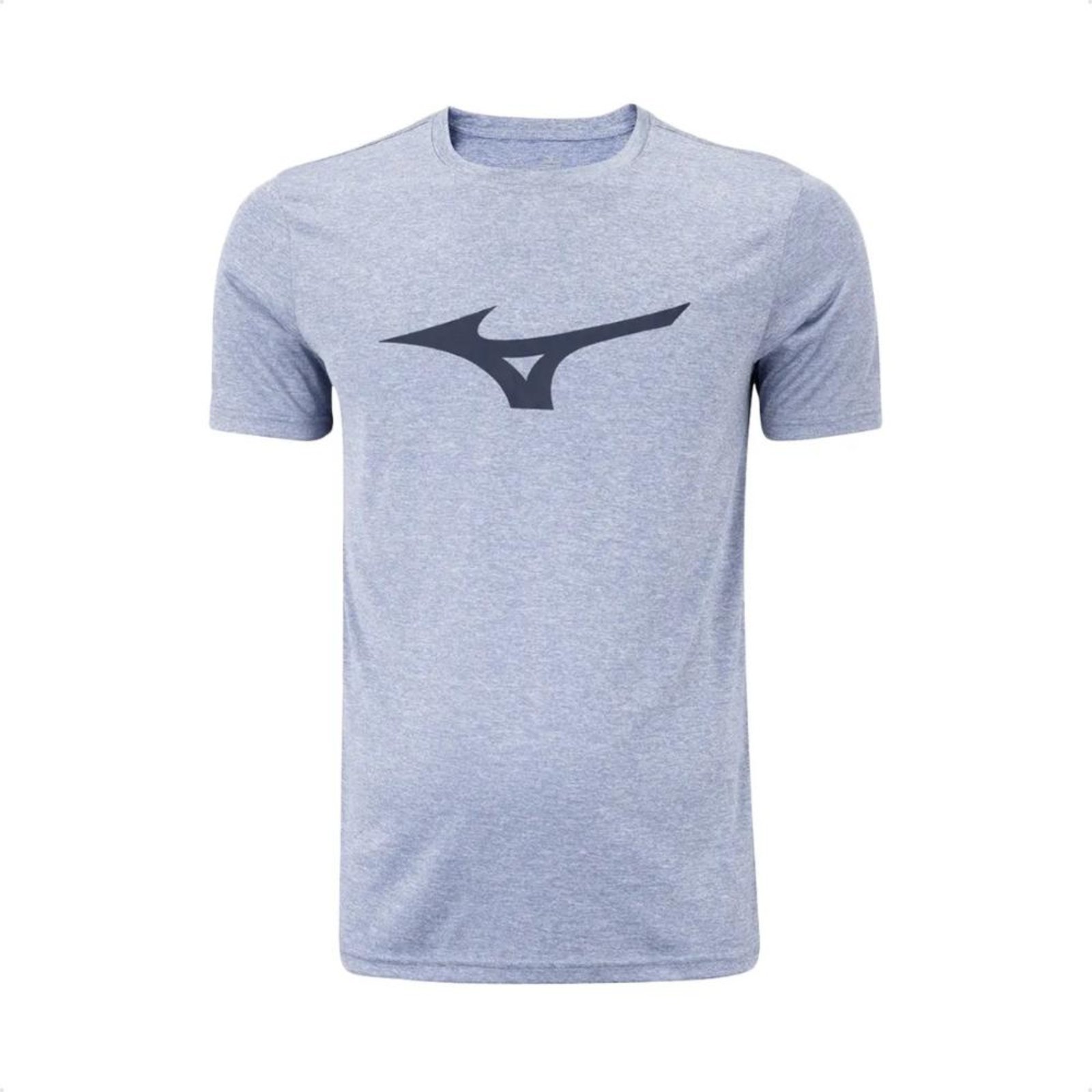 Camiseta Mizuno Treino Run Spark Mescla Masculina Cinza