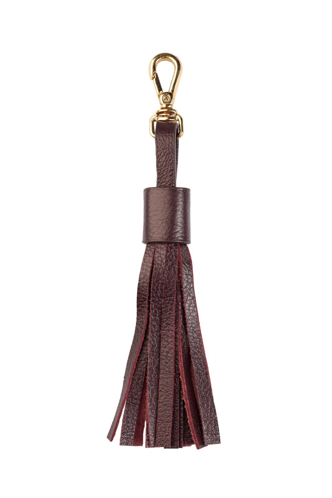 Vista 2 Chaveiro Andrea Vinci Tassel Franja Em Couro - Marsala verde militar Andrea Vinci verde militar