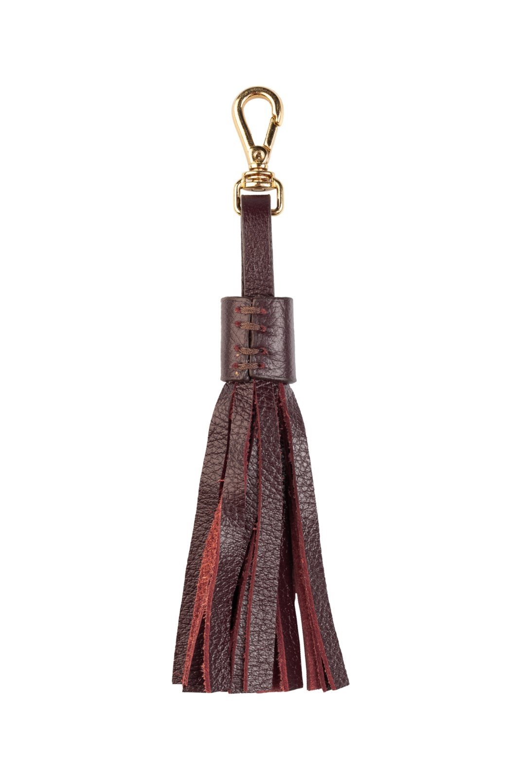 Vista 3 Chaveiro Andrea Vinci Tassel Franja Em Couro - Marsala verde militar Andrea Vinci verde militar