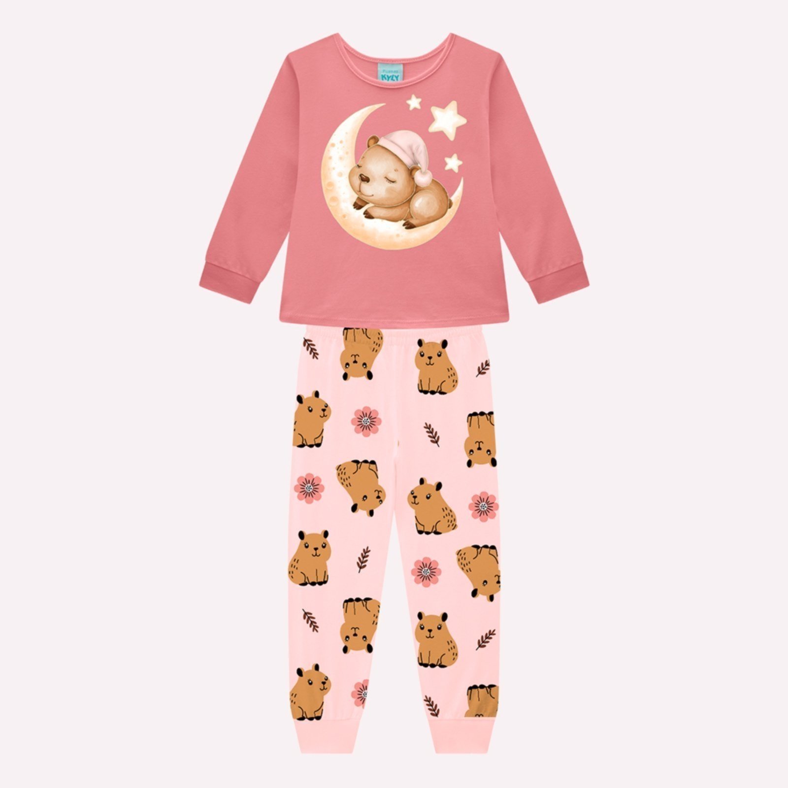 Pijama Menina Capivara Kyly