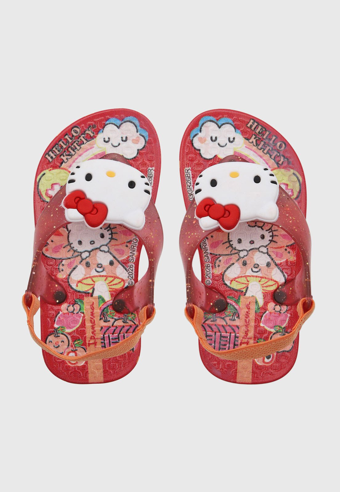 Infantil - Chinelo Ipanema Hello Kitty Vermelho