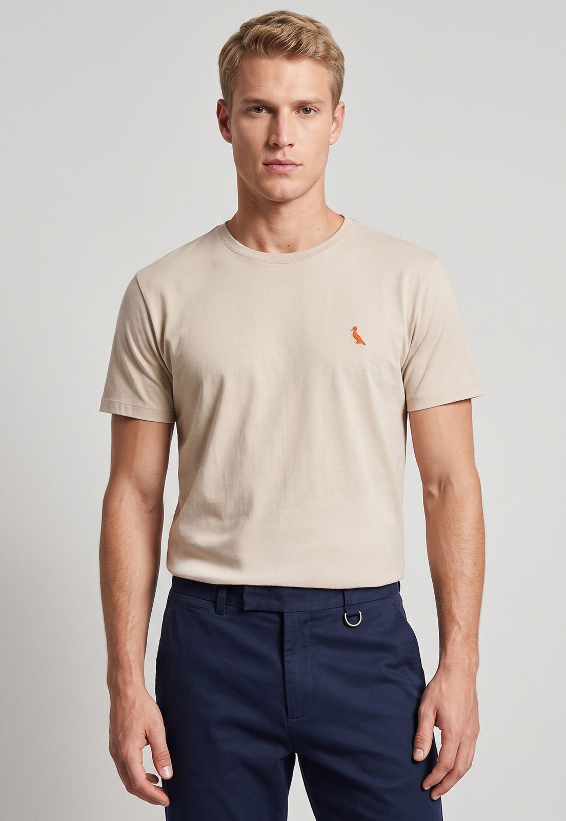 Camiseta Masculina Reserva Estampa Journey or Destination Bege