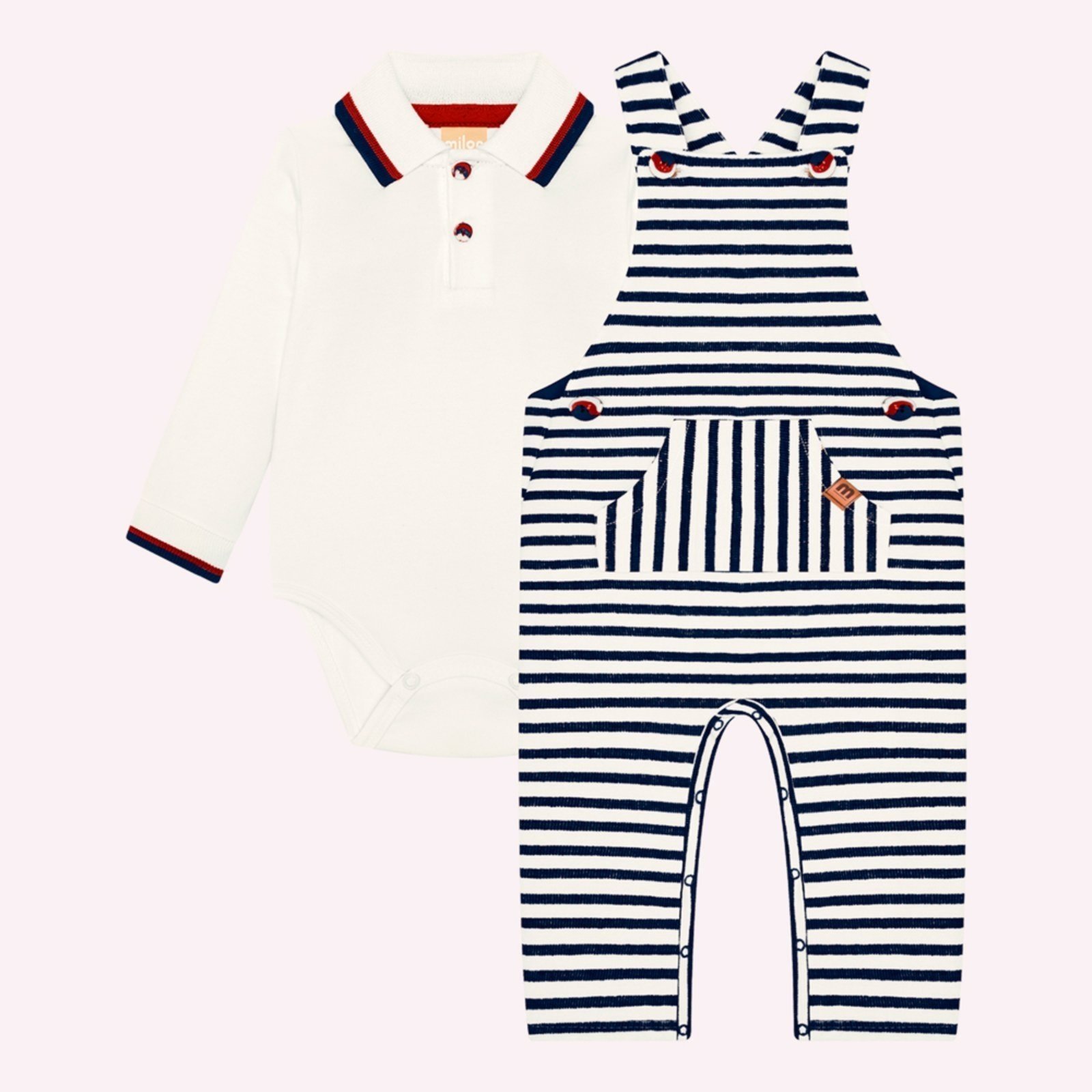 Infantil - Conjunto Menino Listrado Milon