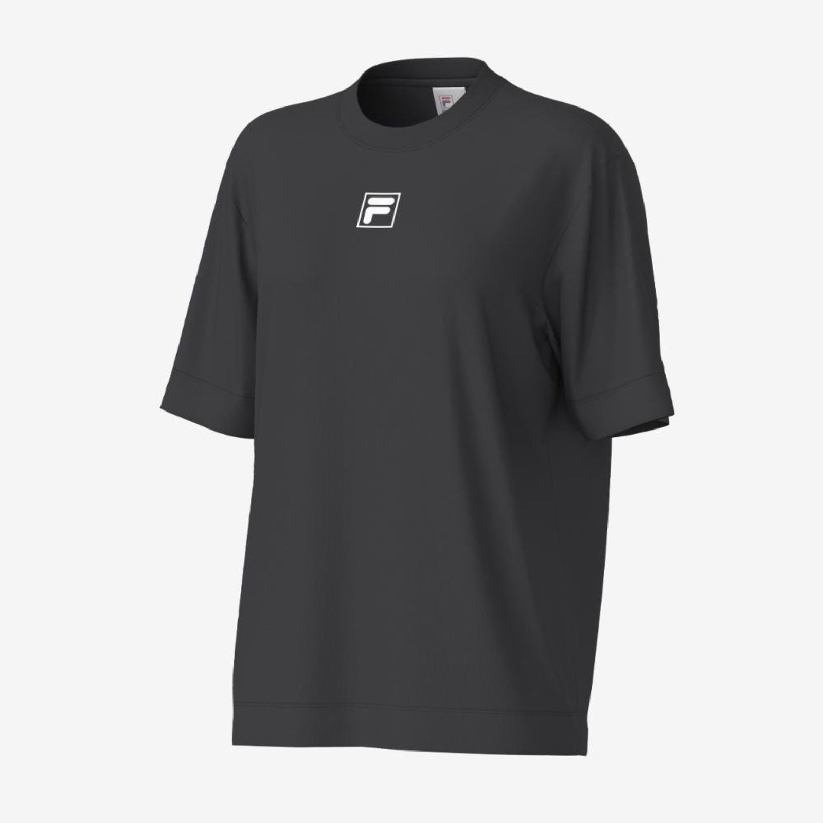 Camiseta Fila Over Box Soft Blend Feminina Preto