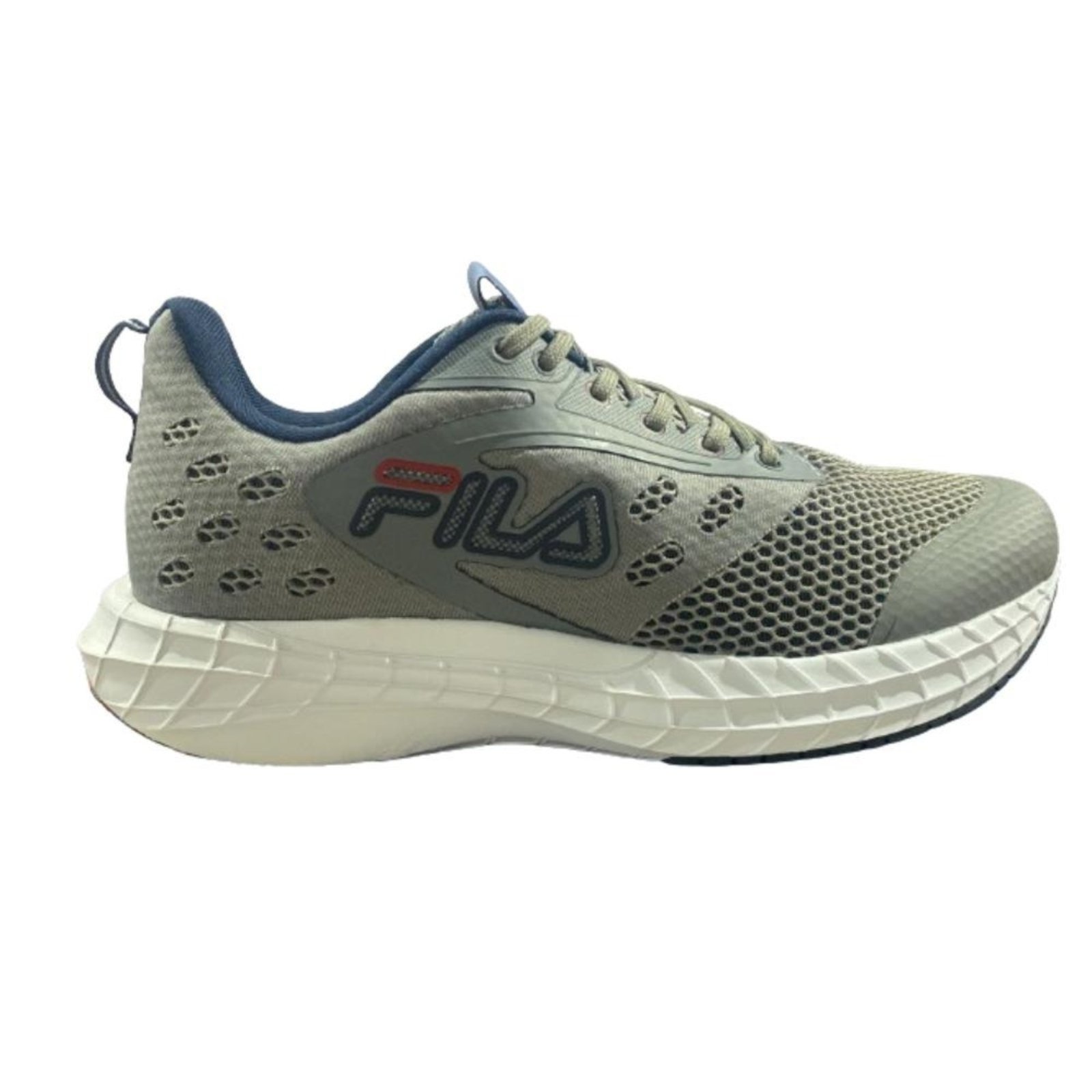 Vista 2 Tênis Fila Compass Masculino marinho/vermelho cinza Fila cinza