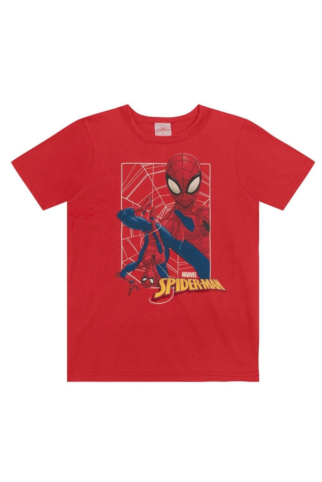 Vista 3 Infantil - Camiseta menino do Homem-Aranha Brandili vermelho Brandili vermelho