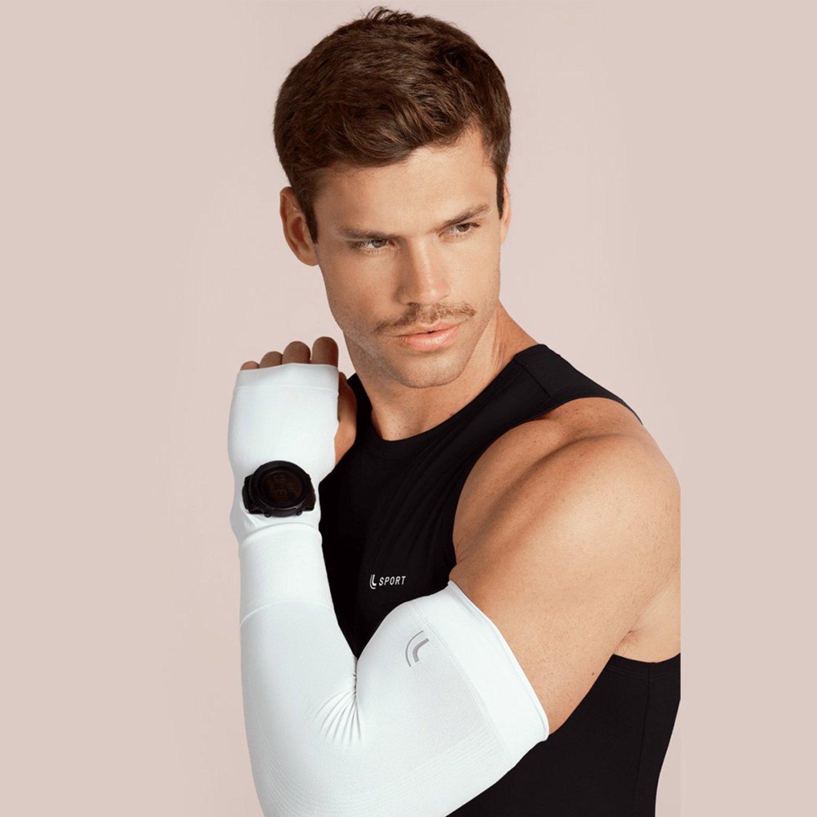 Manguito UV Emana para Relógio com Luva Unissex Branco