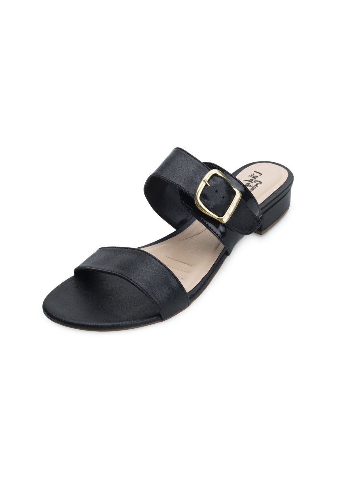 Tamanco Lady Queen RV21-3021 Preto