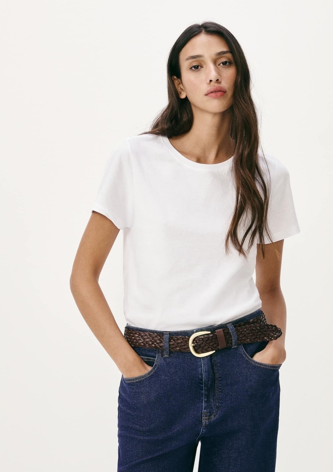 Camiseta Básica Feminina Slim World Hering