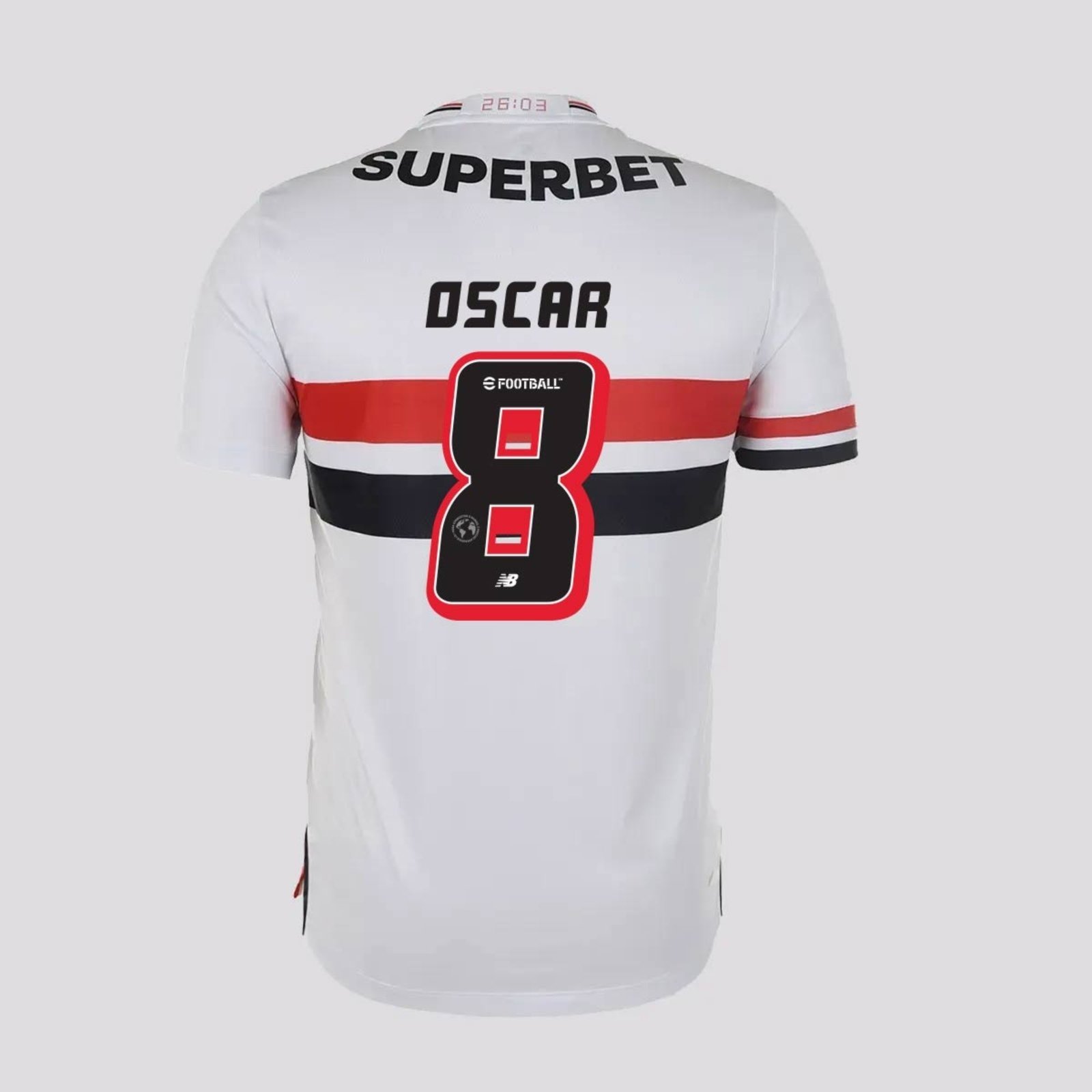 Camisa New Balance São Paulo I 2025 8 Oscar