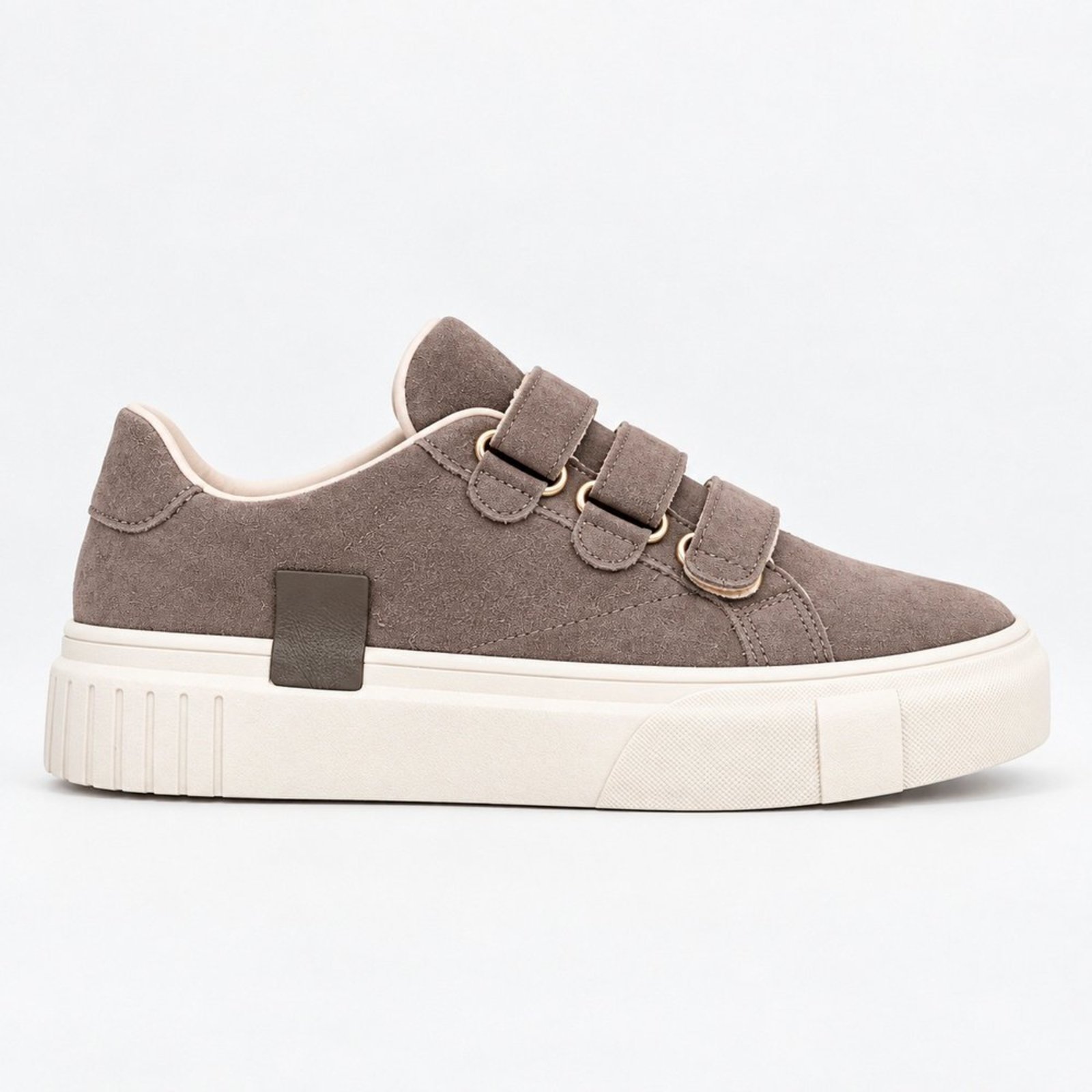 Tênis Zatta Feminino Flatform Mary Cinza