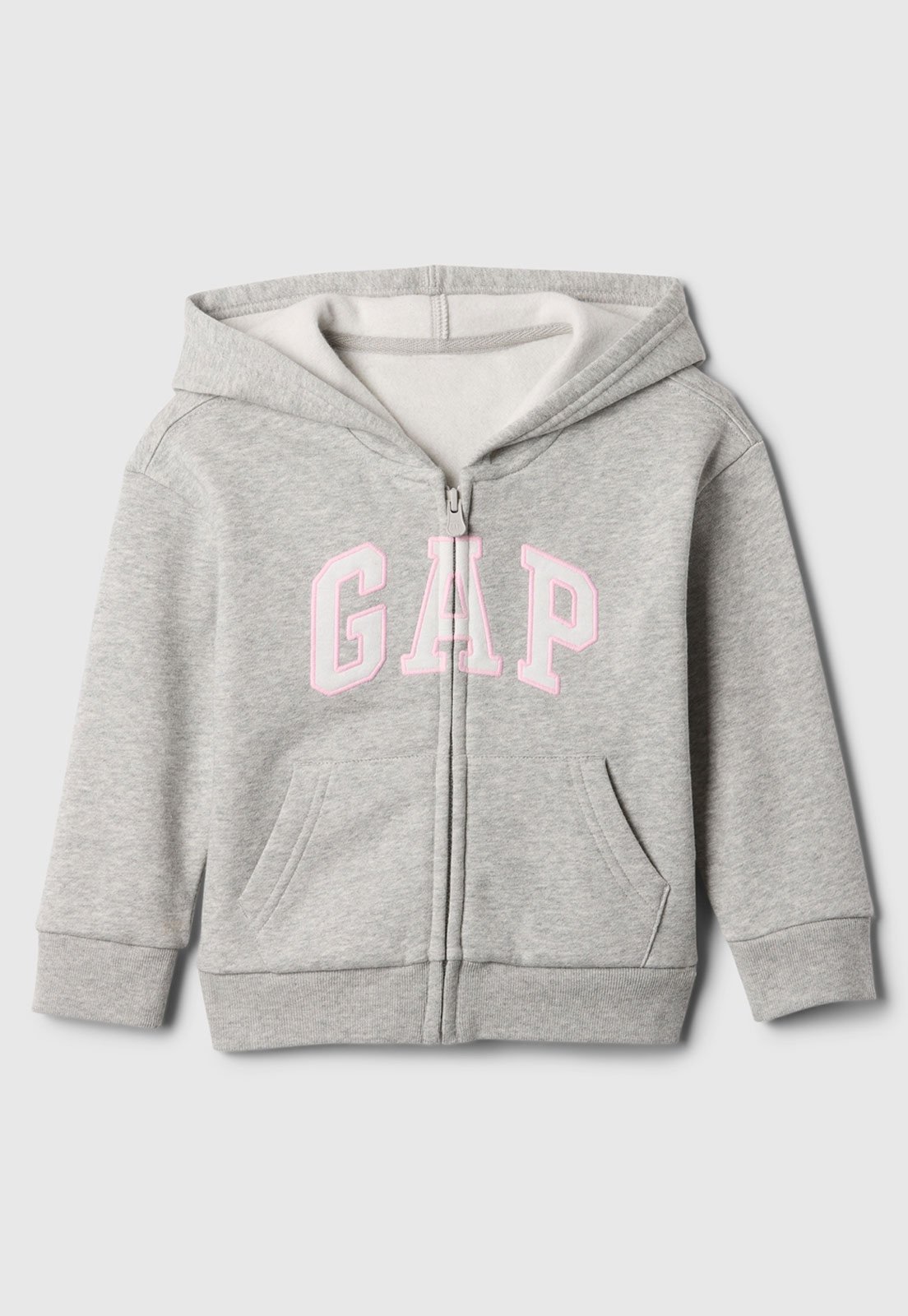 Blusa de Moletom GAP Logo Cinza