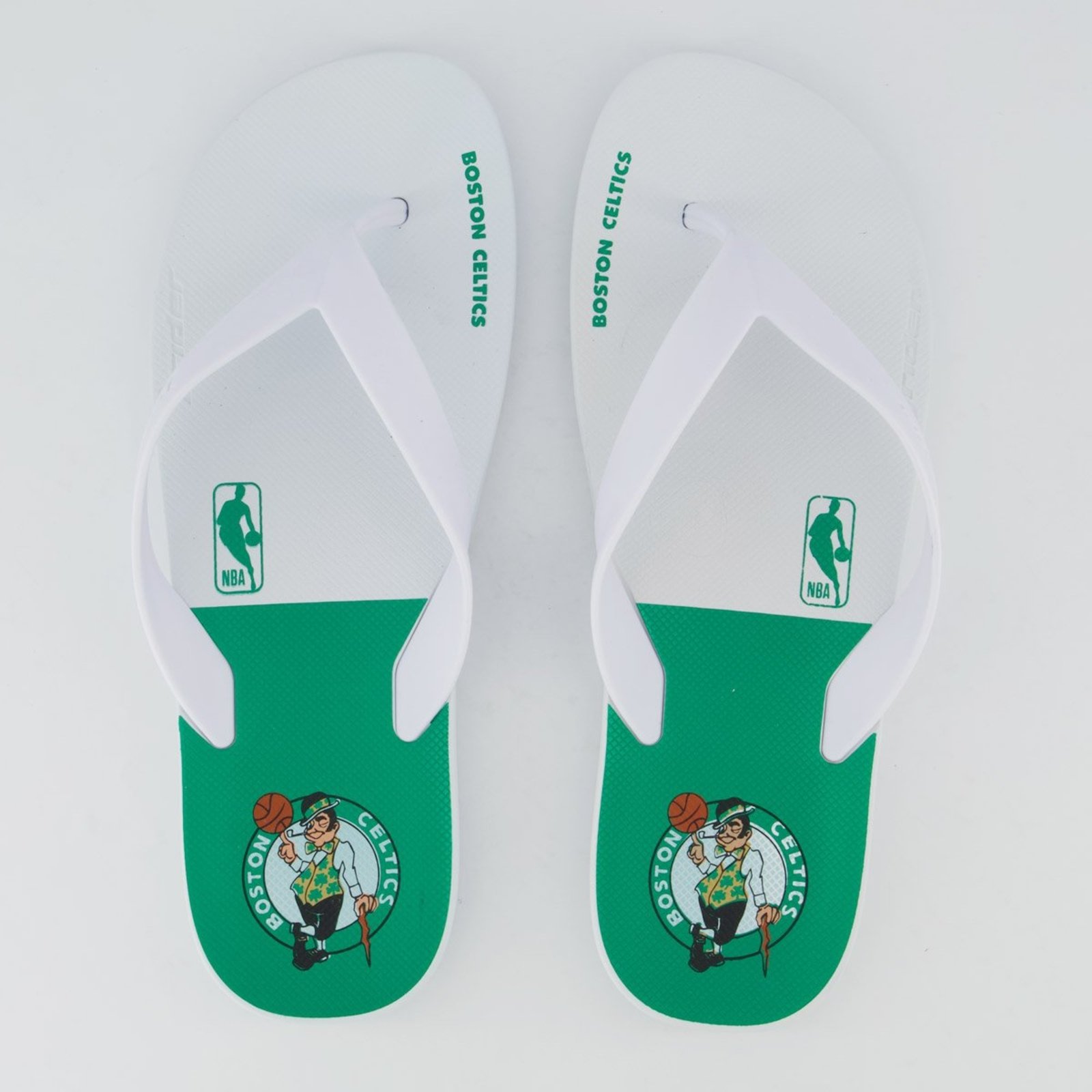 Chinelo Rider Core NBA Celtics Branco e Verde
