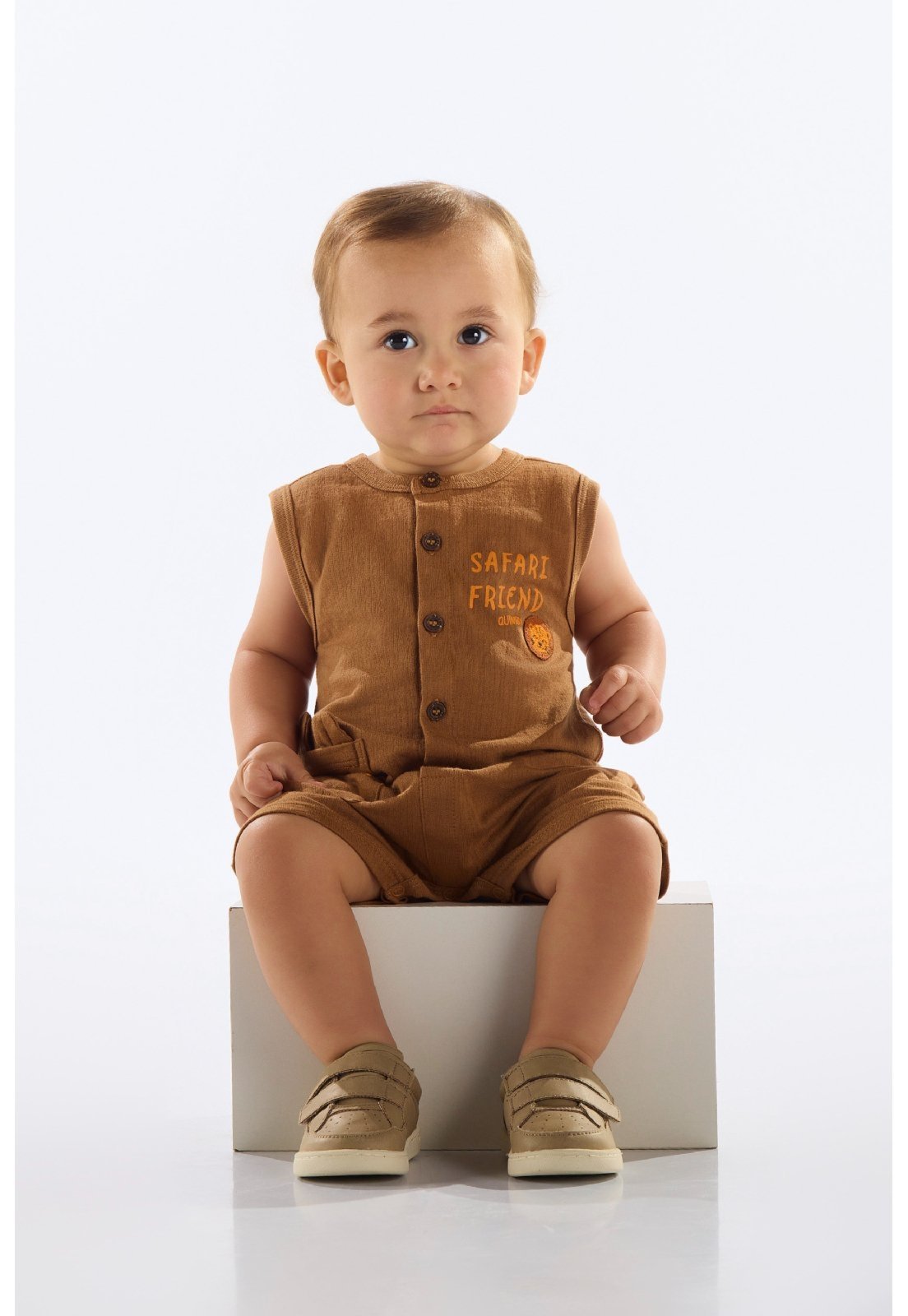 Infantil – Macaquinho para Menino Quimby Marrom