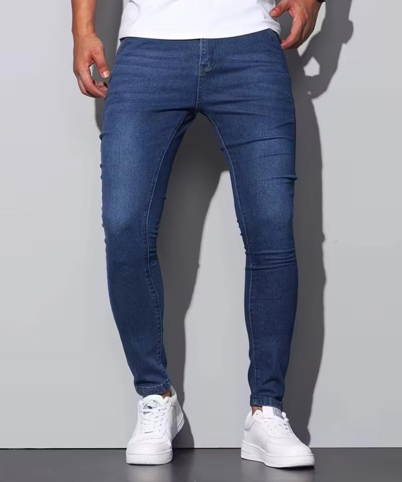 Calça Masculina Jeans Sk Jeans Confortável e Casual Escura