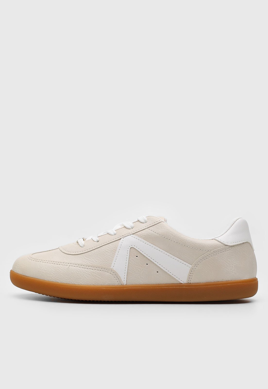 Tênis Vizzano Recorte Lateral Off-White