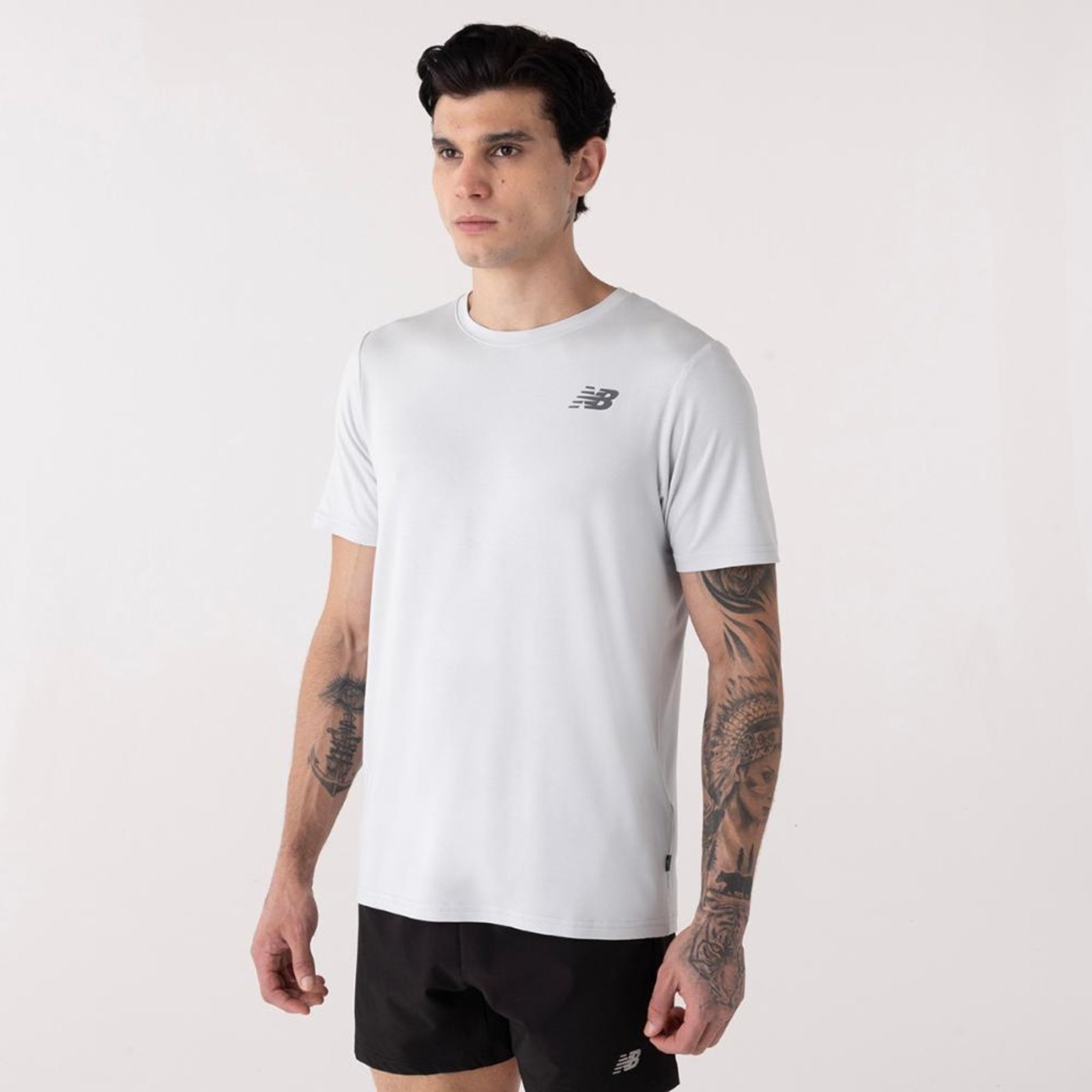 Vista 3 Camiseta Active Logo Masculina New Balance incolor New Balance incolor