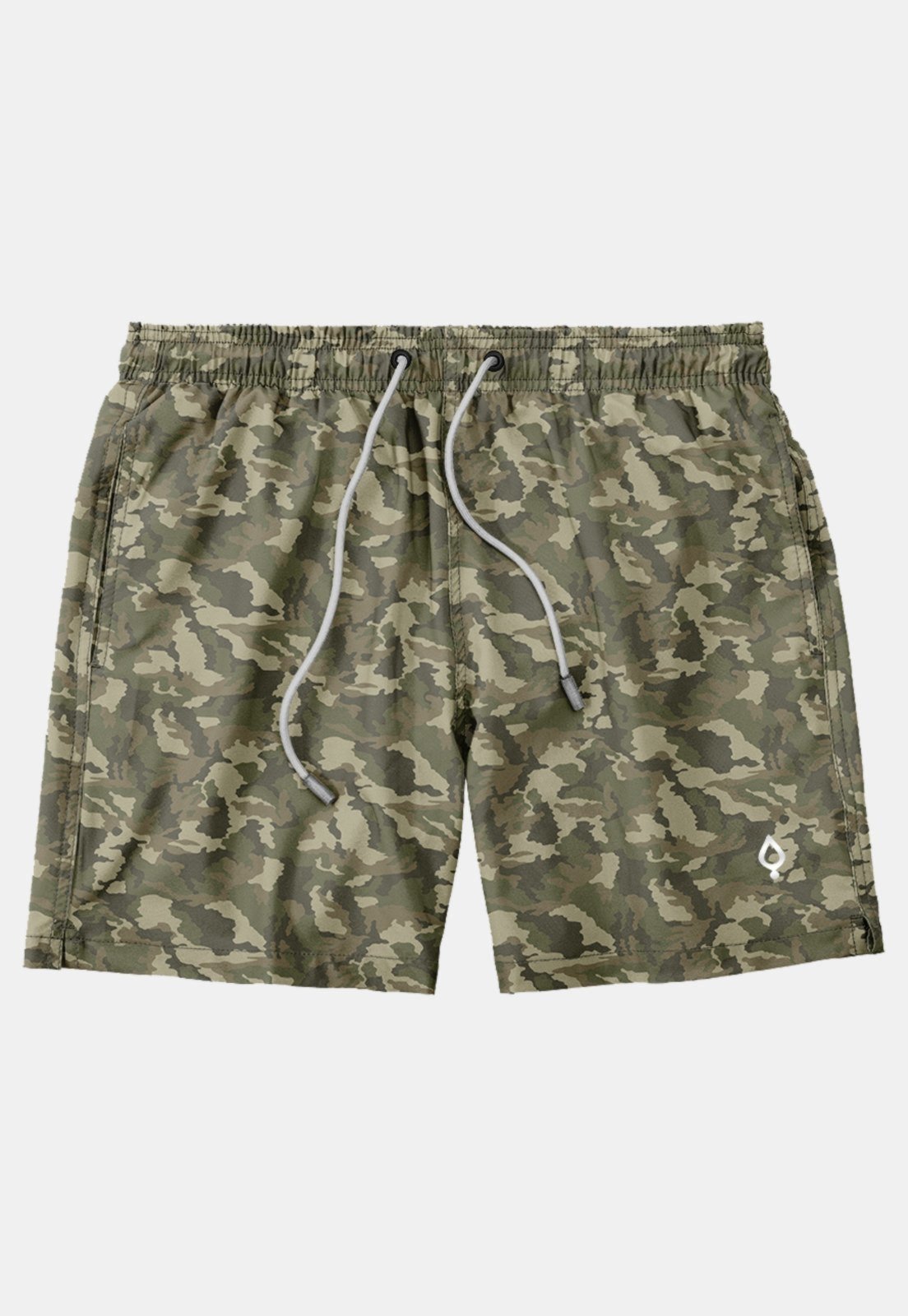 Short e Bermuda Camuflada Praia Camo Camuflado Masculina Tactel Básico Mauricinho Moda Básica Verde