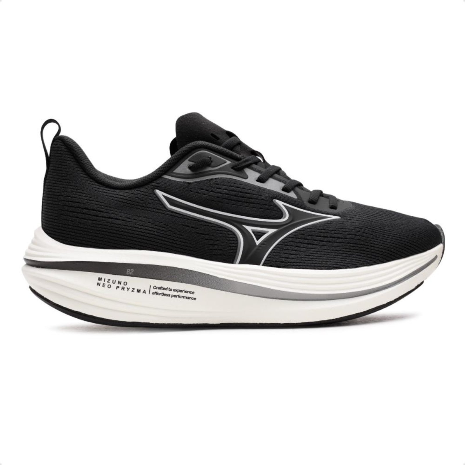 Vista 2 Tênis Mizuno Neo Pryzma Unissex preto Mizuno preto
