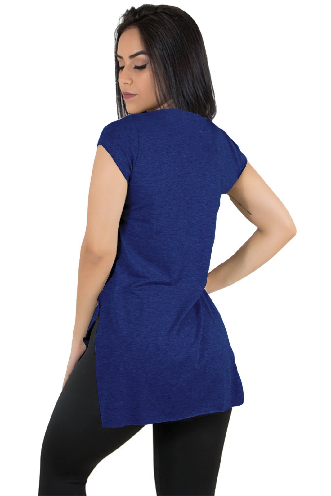 Vista 3 Blusa Rioutlet Sobre Legging azul marinho Rioutlet azul marinho