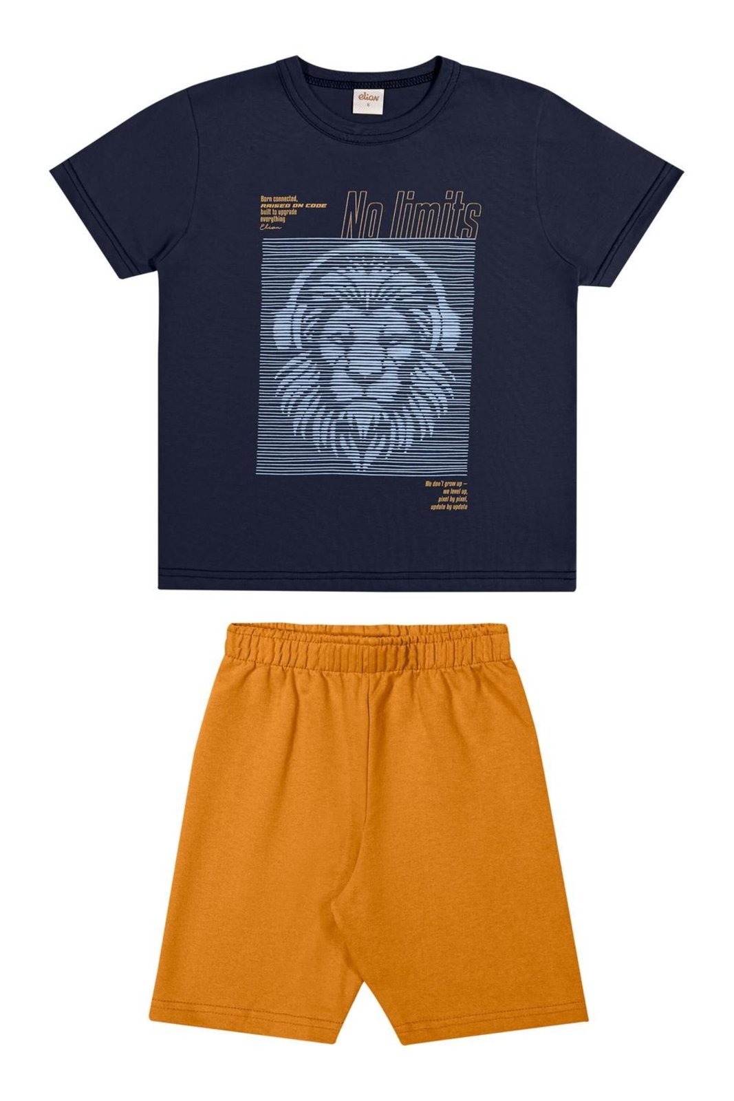 Infantil - Conjunto Menino Moderno Elian Azul