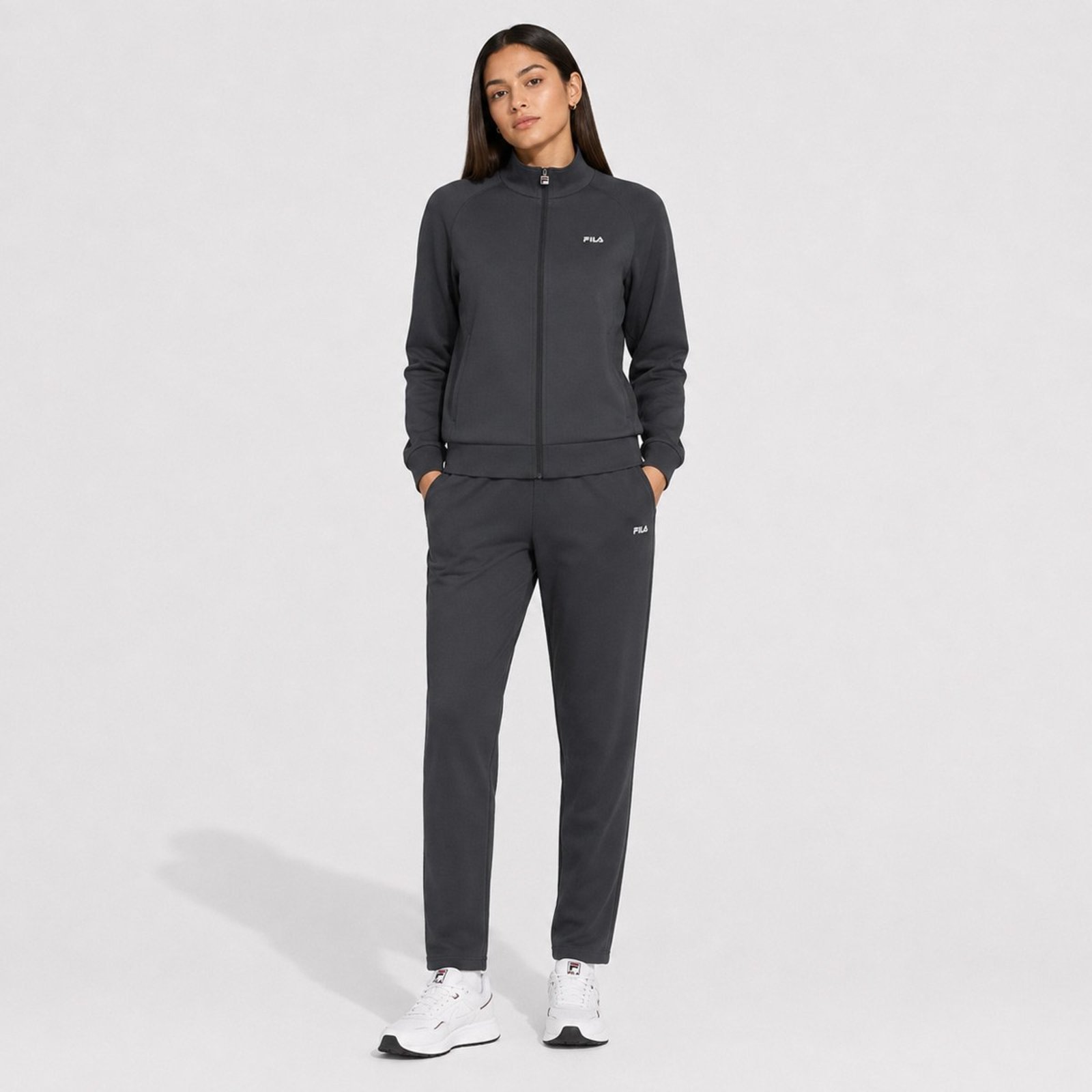 Agasalho Fila Essentials II Feminino Preto
