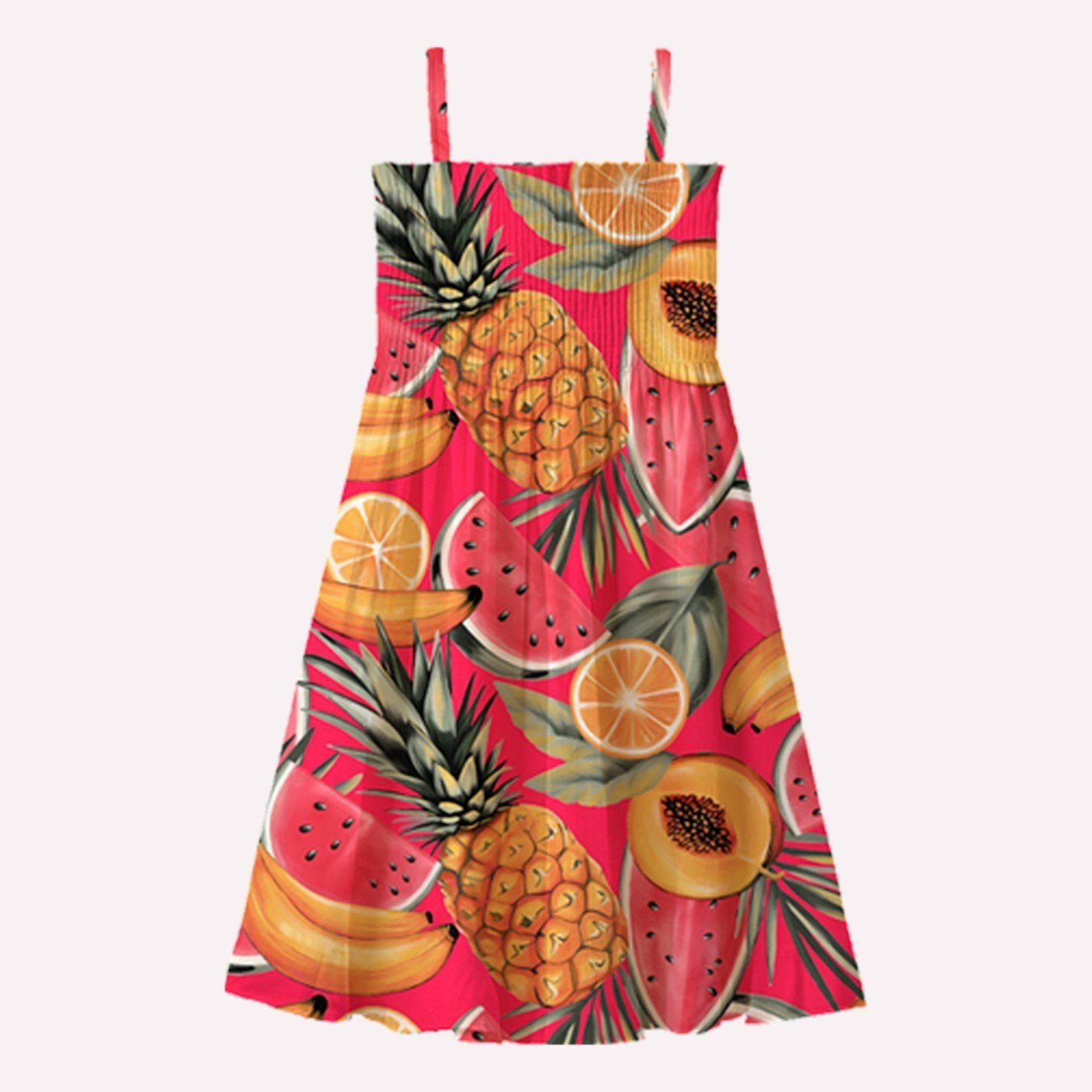 Infantil - Vestido Menina Frutas Kyly