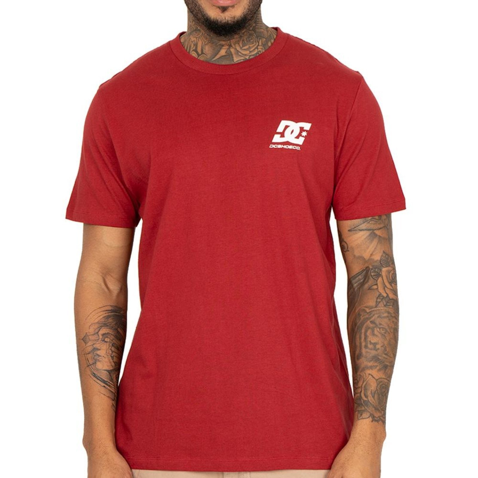 Camiseta DC Shoes Palletline SM26 Masculina Vermelho