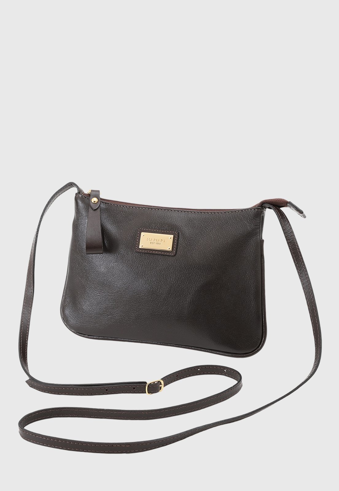Bolsa Transversal Couro Mariart 199MRT Café