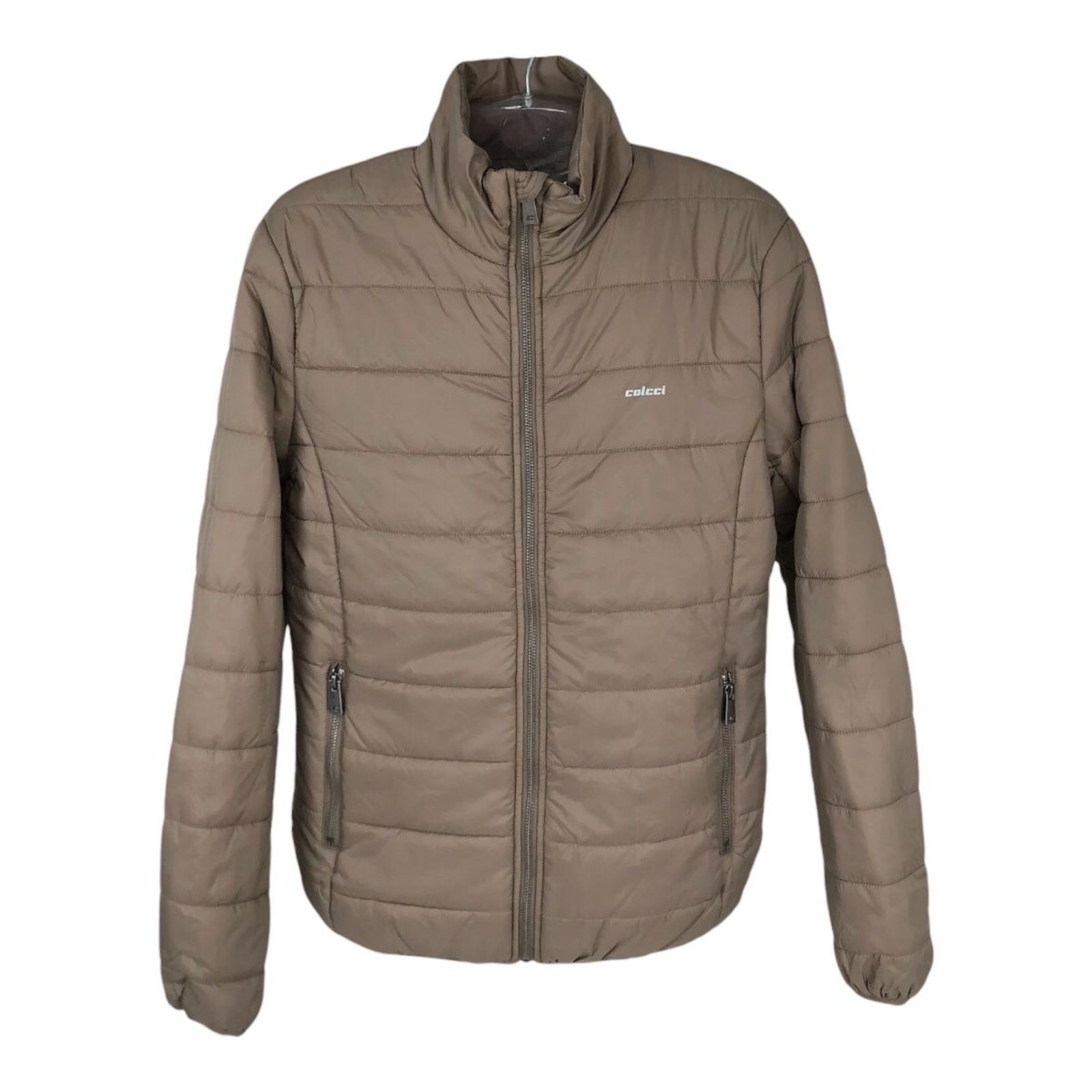 Jaqueta Puffer Gola Alta Colcci Marrom