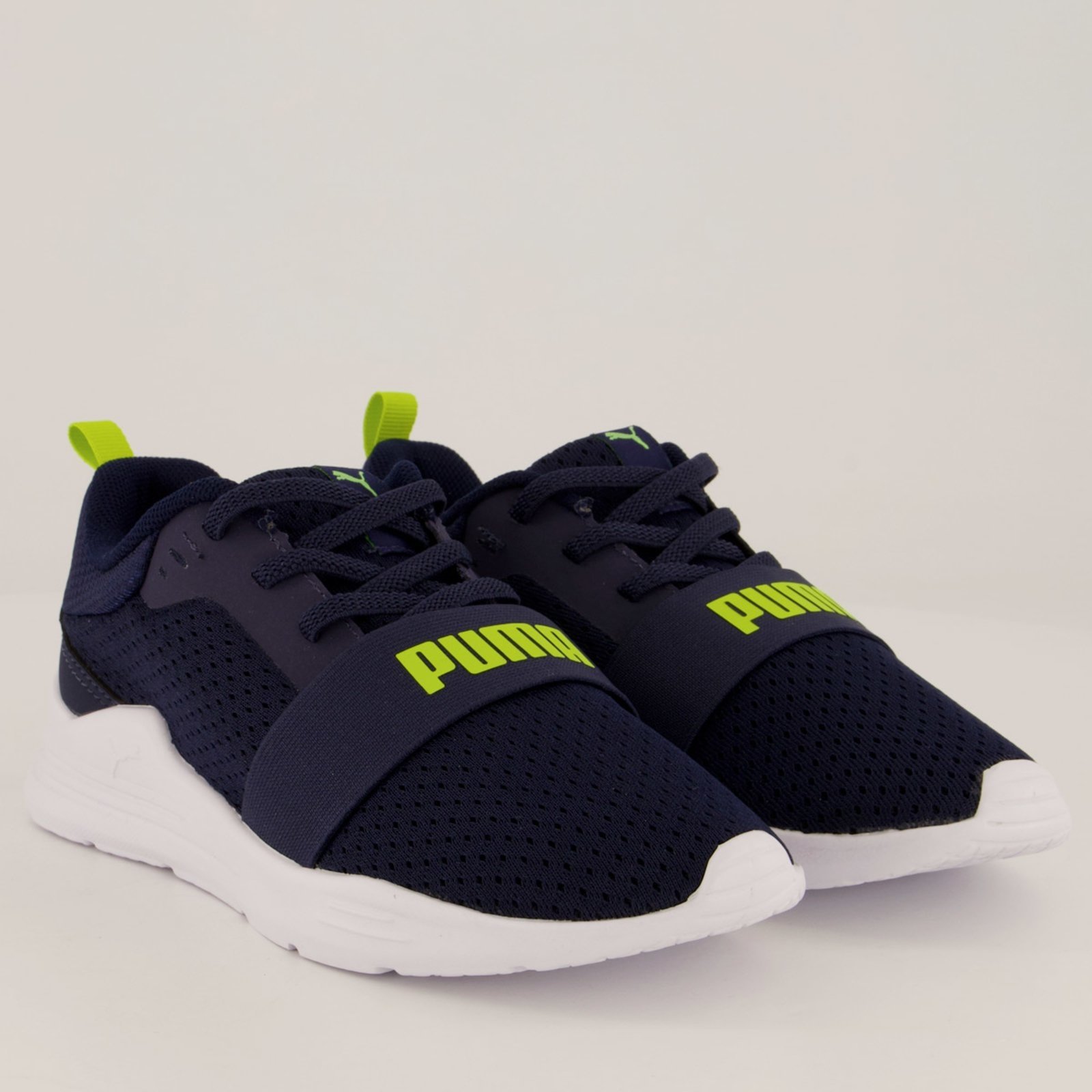 Vista 3 Tênis Puma Wired Run PS BDP Marinho azul marinho Puma azul marinho