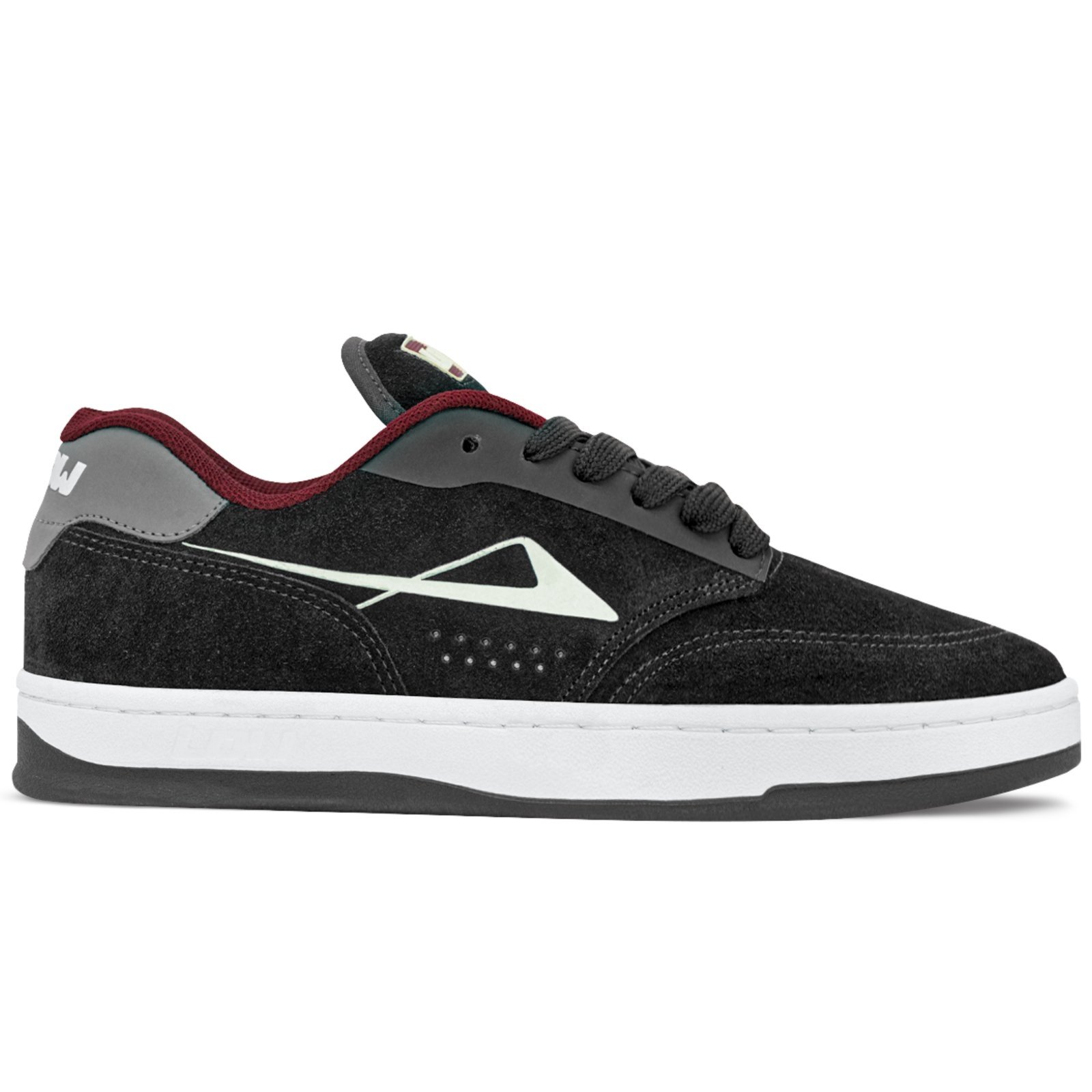 Tênis Low Unissex Camurça Core Sirius Black Cream Preto