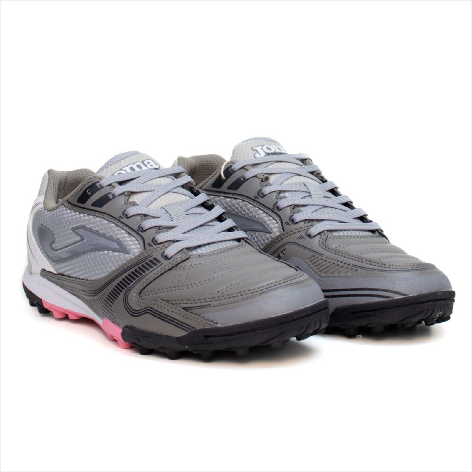 Vista 3 Chuteira Joma Dribling Society - Cinza/Rosa cinza rosa Joma cinza rosa